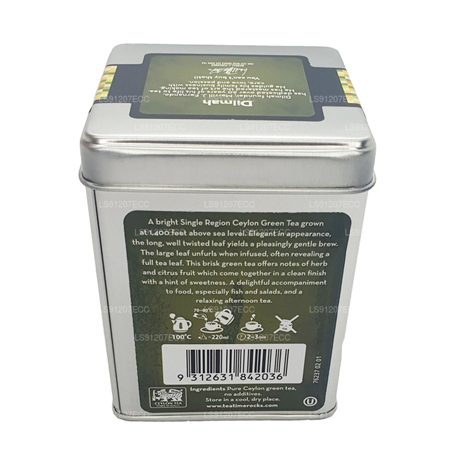 Dilmah T-serie Ceylon Young Hyson groene thee (40 g) 20 theezakjes