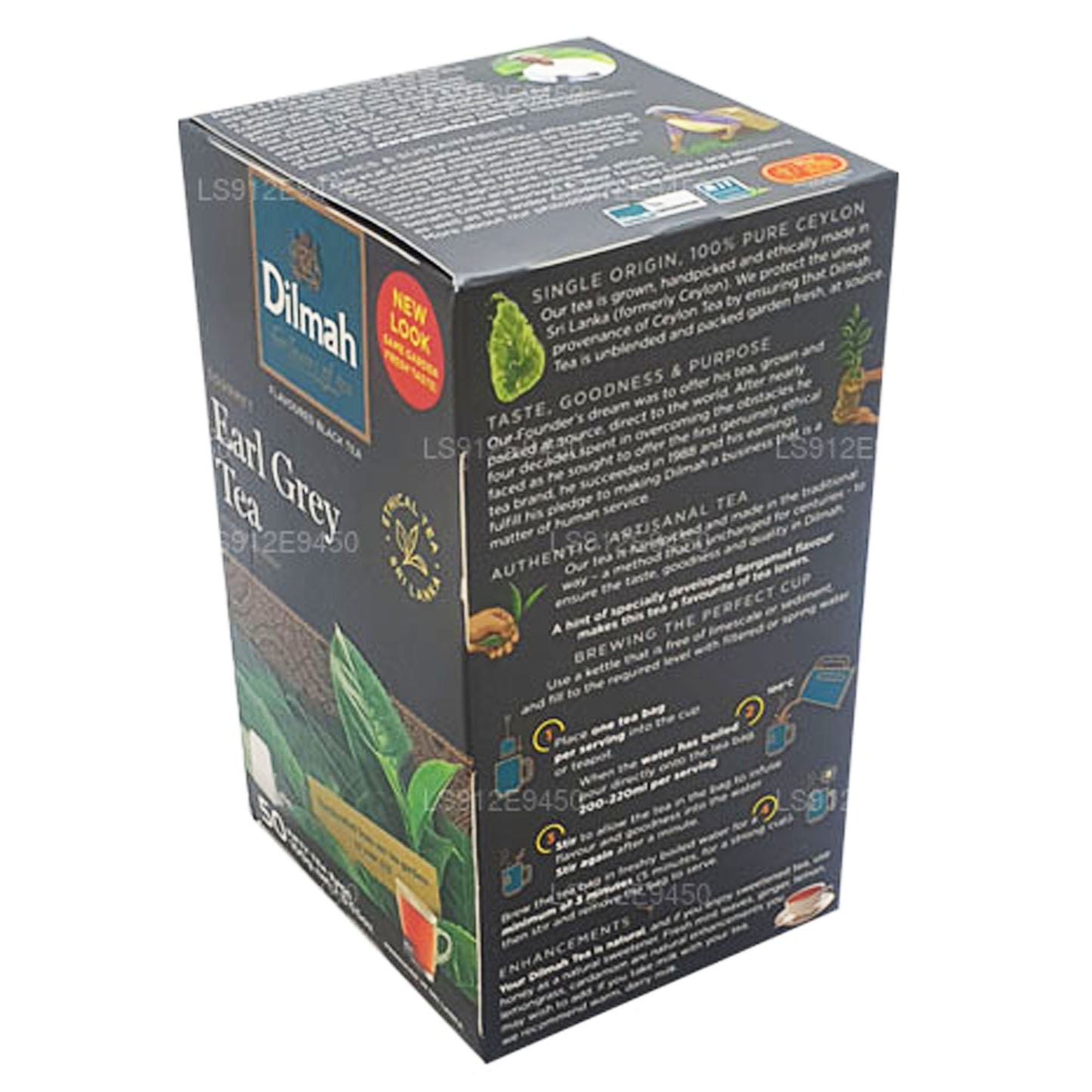 Dilmah Earl Grey thee (100 g) 50 theezakjes