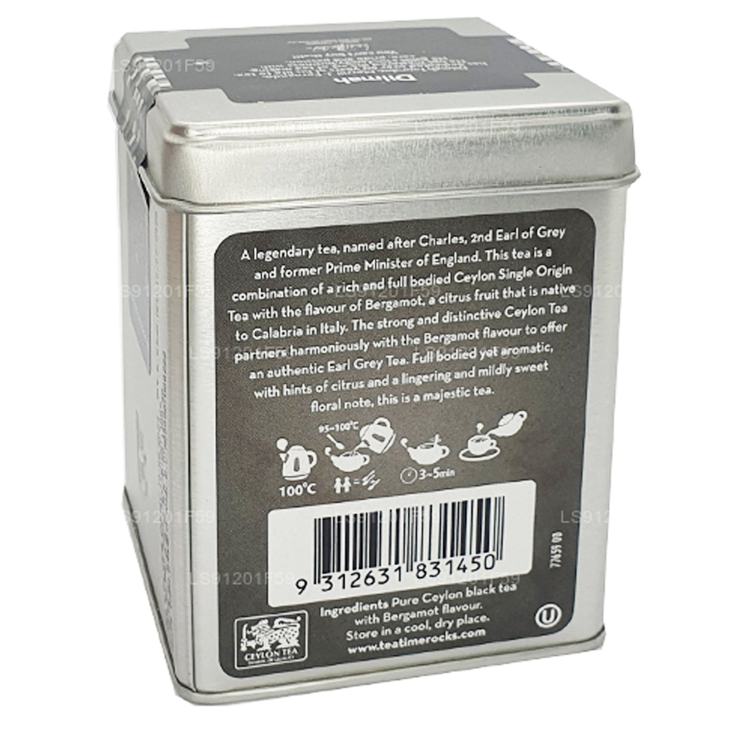 Dilmah T-serie The Original Earl Grey Loose Leaf Tea (100 g)