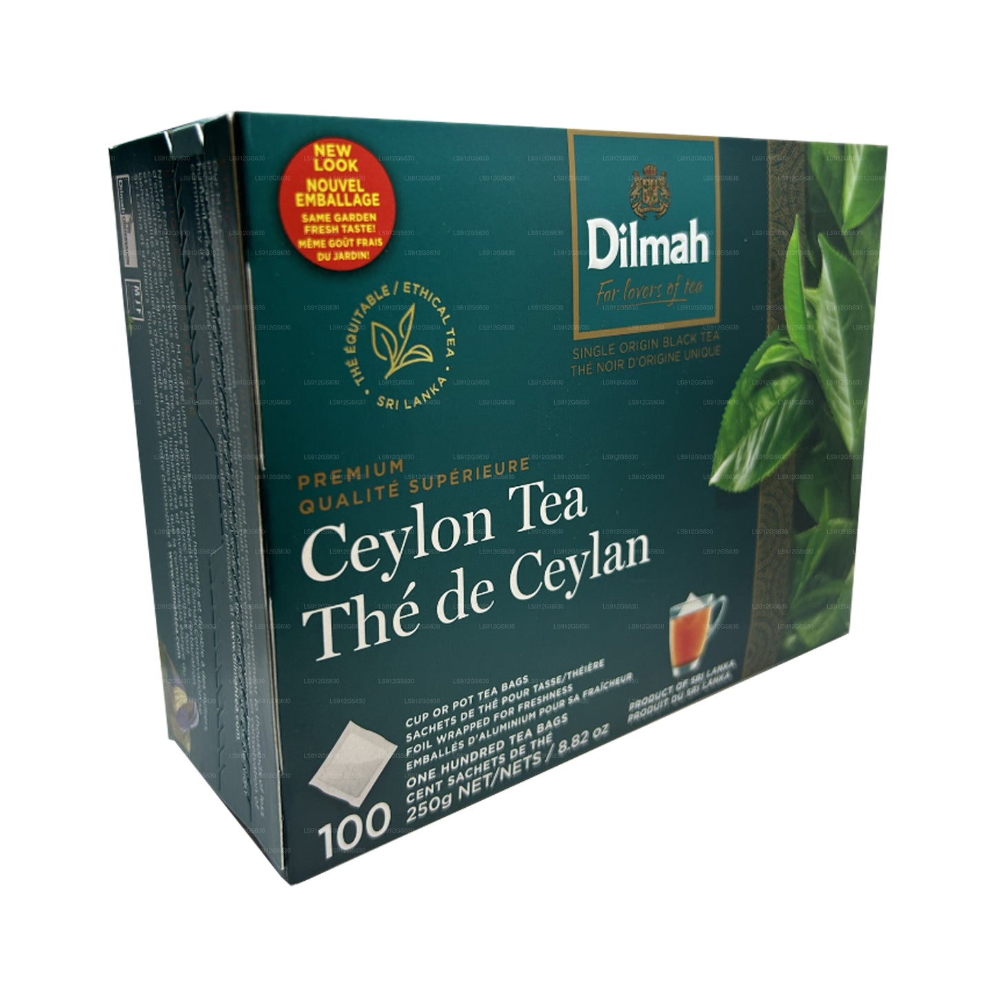 Dilmah Premium Ceylon-thee (250 g) 100 theezakjes zonder zakjes