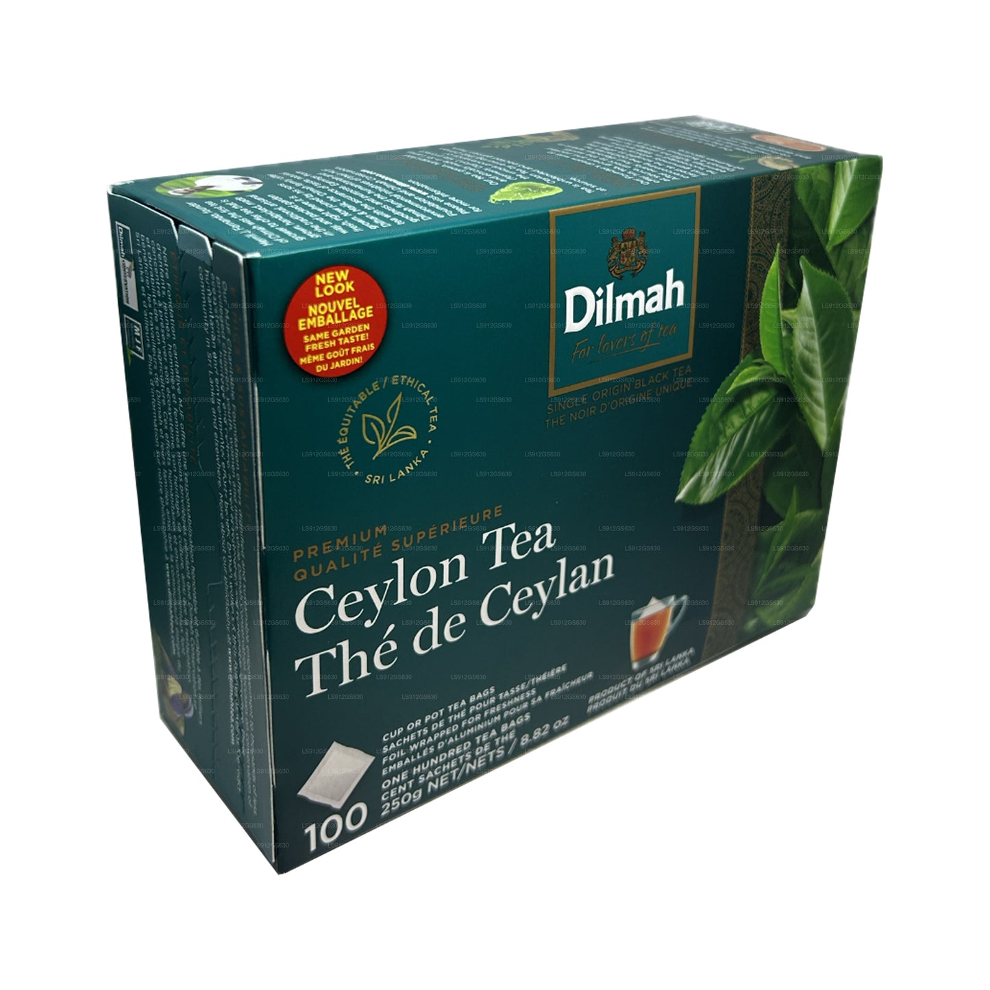 Dilmah Premium Ceylon-thee (250 g) 100 theezakjes zonder zakjes