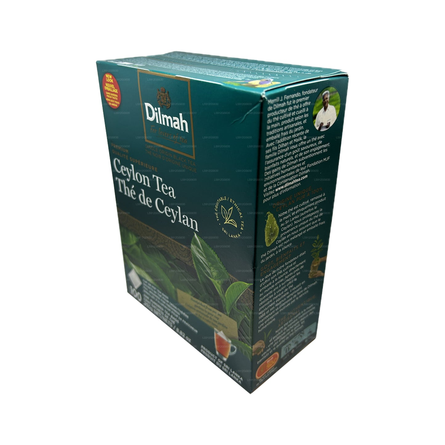 Dilmah Premium Ceylon-thee (250 g) 100 theezakjes zonder zakjes