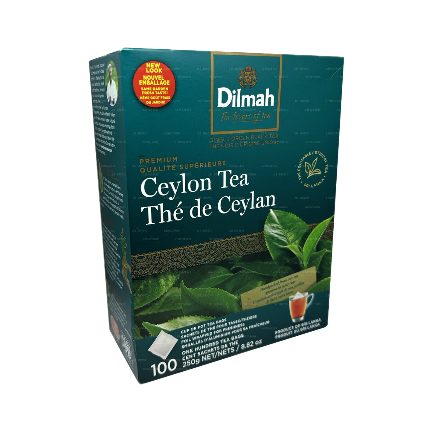 Dilmah Premium Ceylon-thee (250 g) 100 theezakjes zonder zakjes