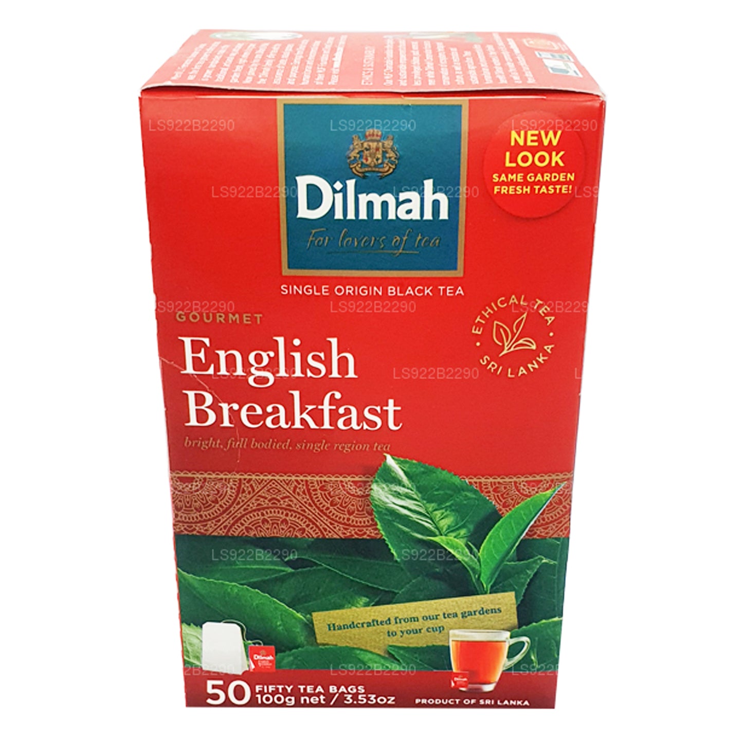 Dilmah Engelse ontbijtthee, 50 theezakjes (100 g)