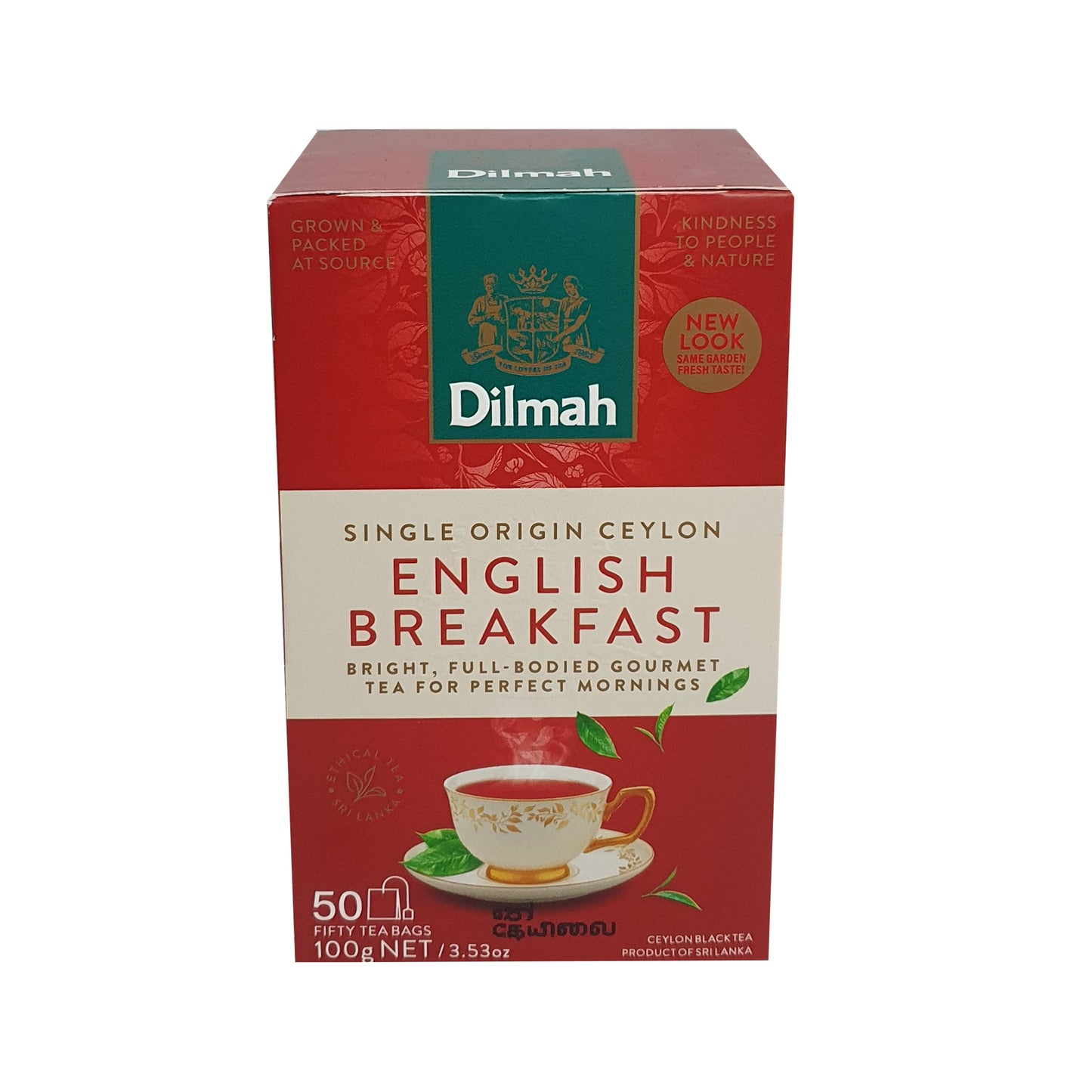 Dilmah Engelse ontbijtthee, 50 theezakjes (100 g)