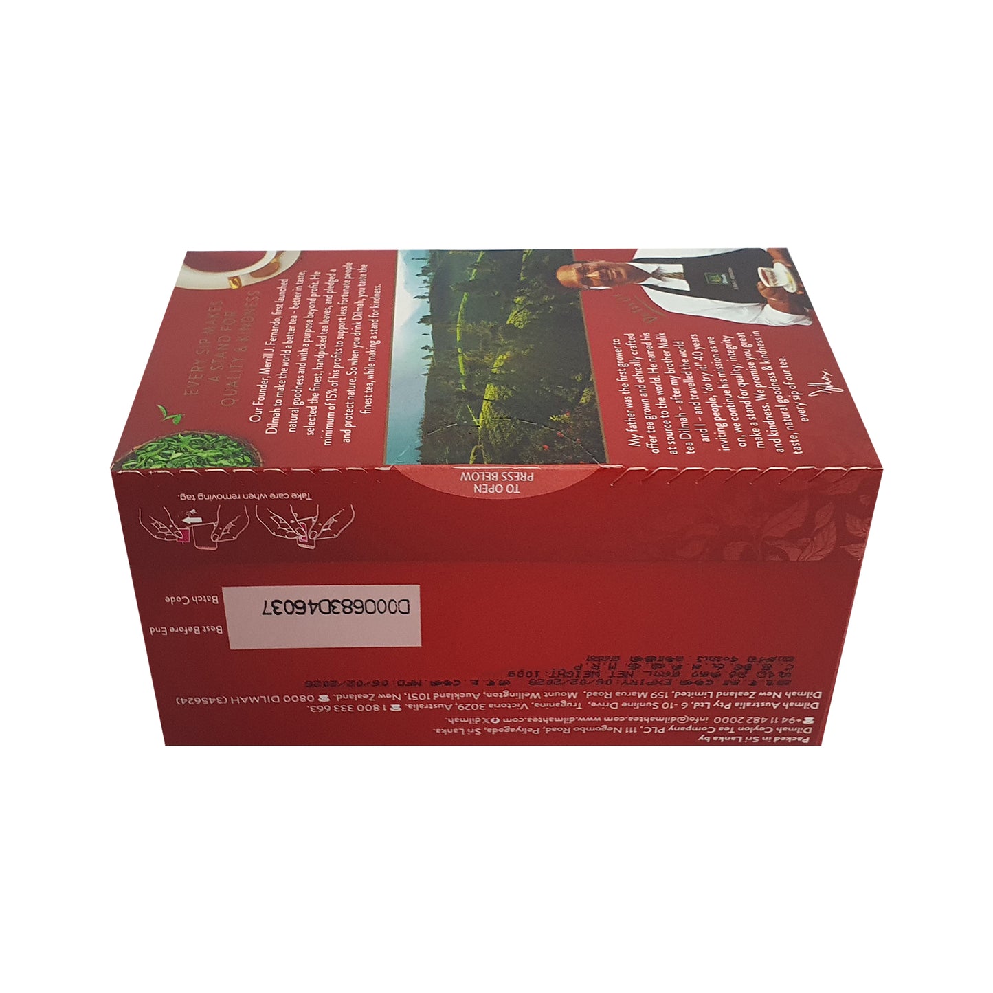 Dilmah Engelse ontbijtthee, 50 theezakjes (100 g)