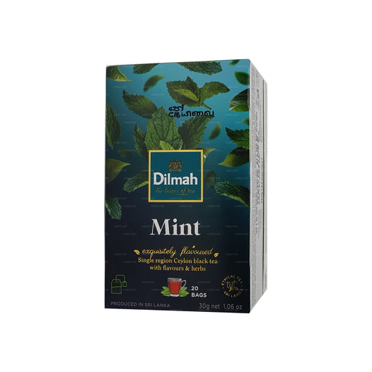 Ceylon zwarte thee met dilmah-muntsmaak (30 g)