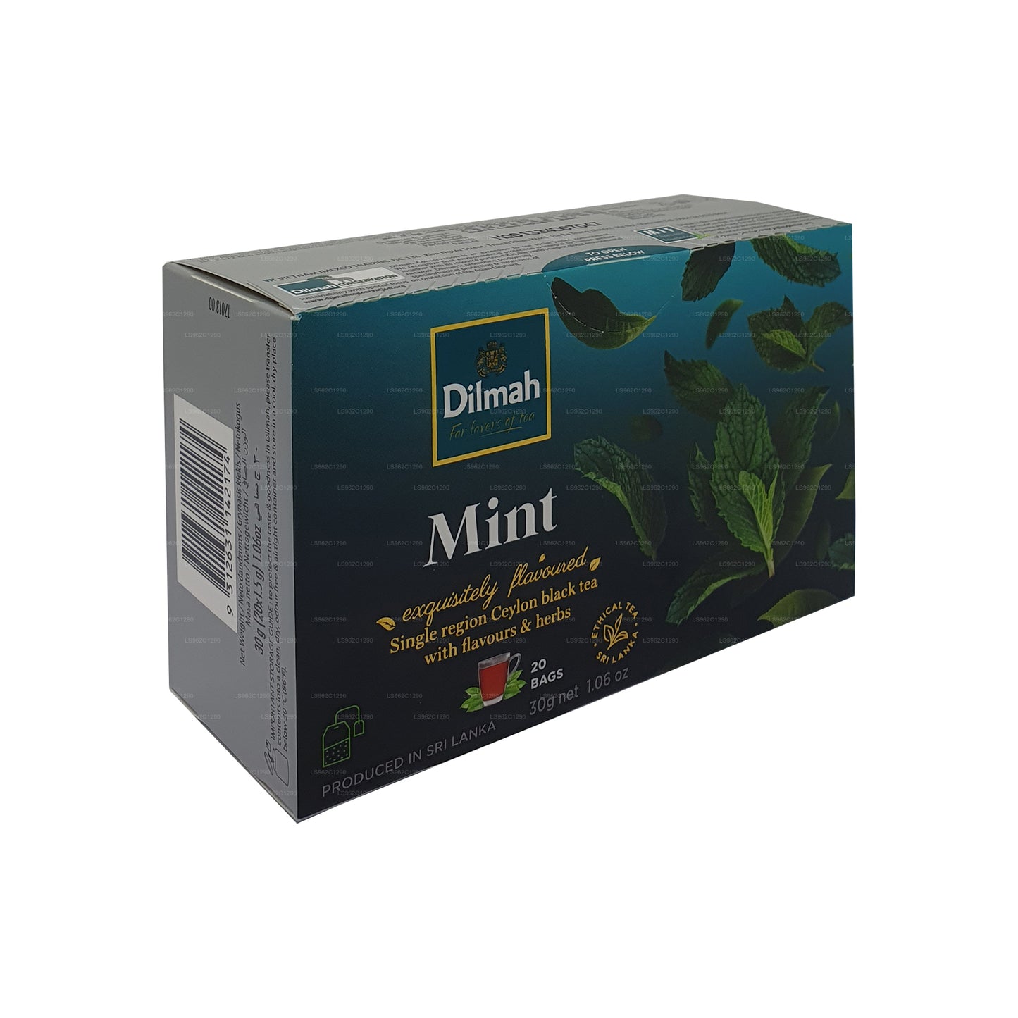 Ceylon zwarte thee met dilmah-muntsmaak (30 g)