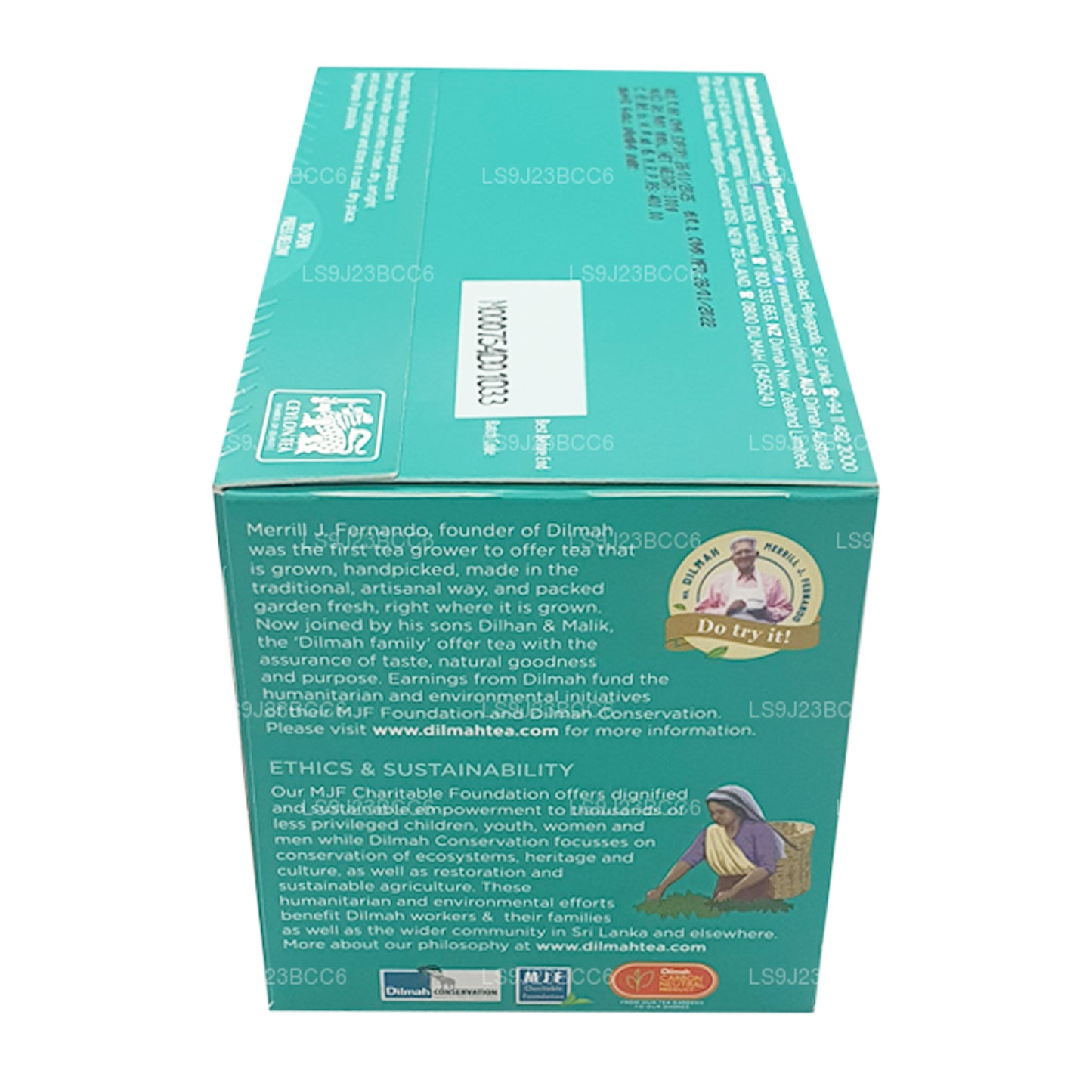 Dilmah Engelse afternoontea, 50 theezakjes (100 g)