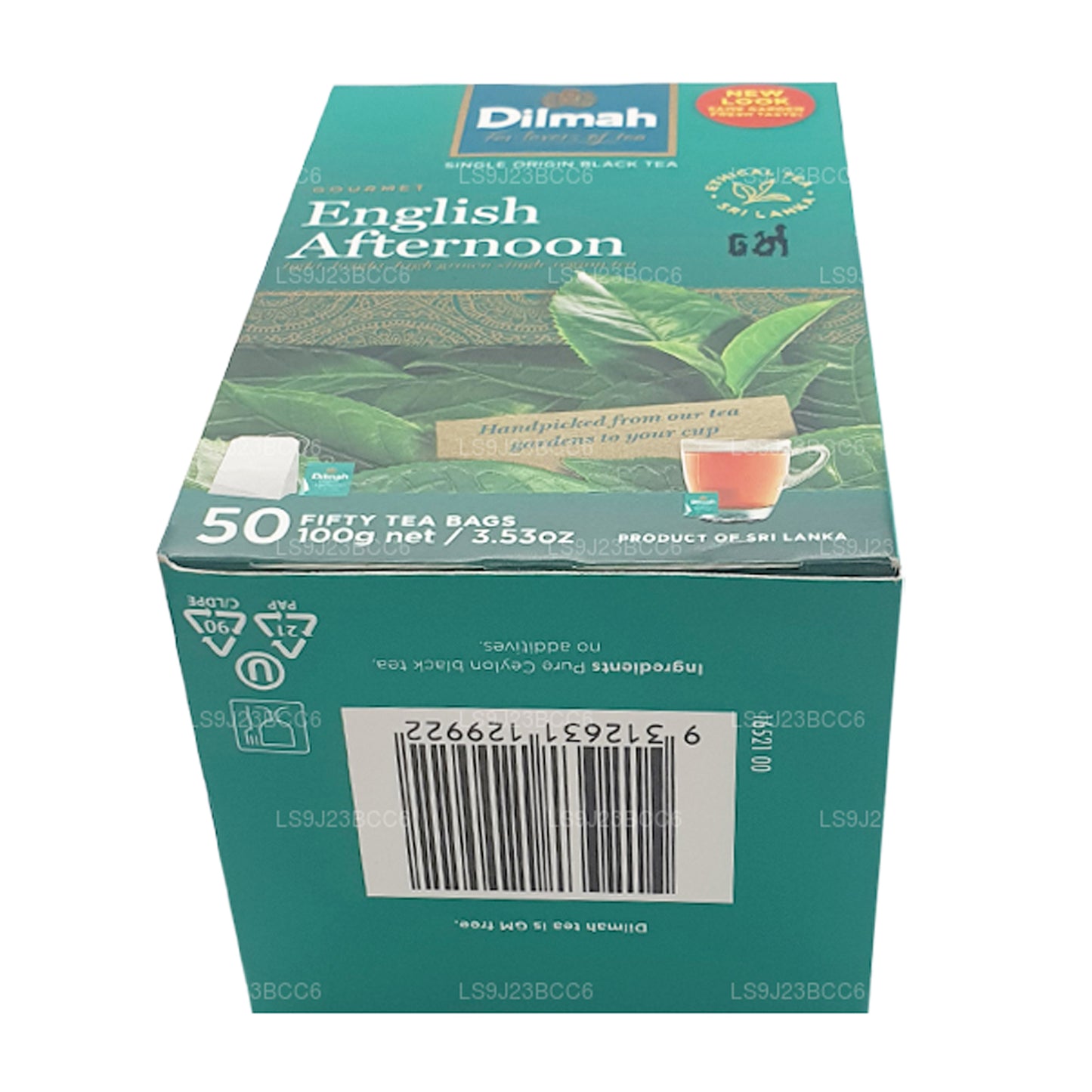 Dilmah Engelse afternoontea, 50 theezakjes (100 g)