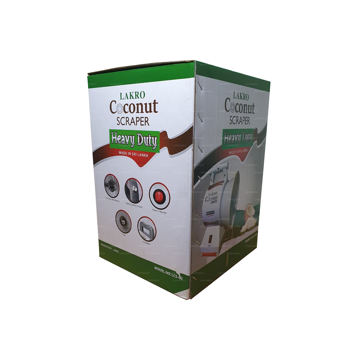 Lakro kokosschrapermachine voor zwaar gebruik (LCS-007)