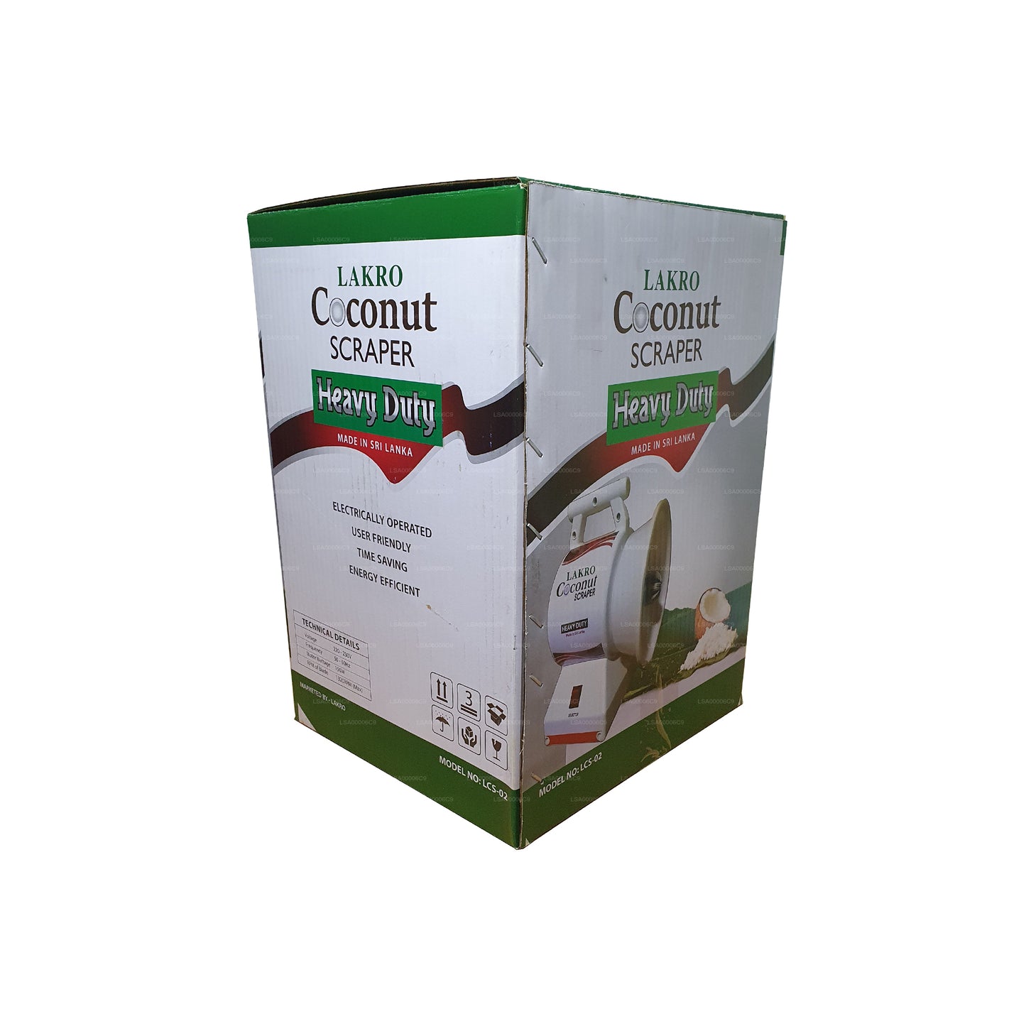 Lakro kokosschrapermachine voor zwaar gebruik (LCS-007)