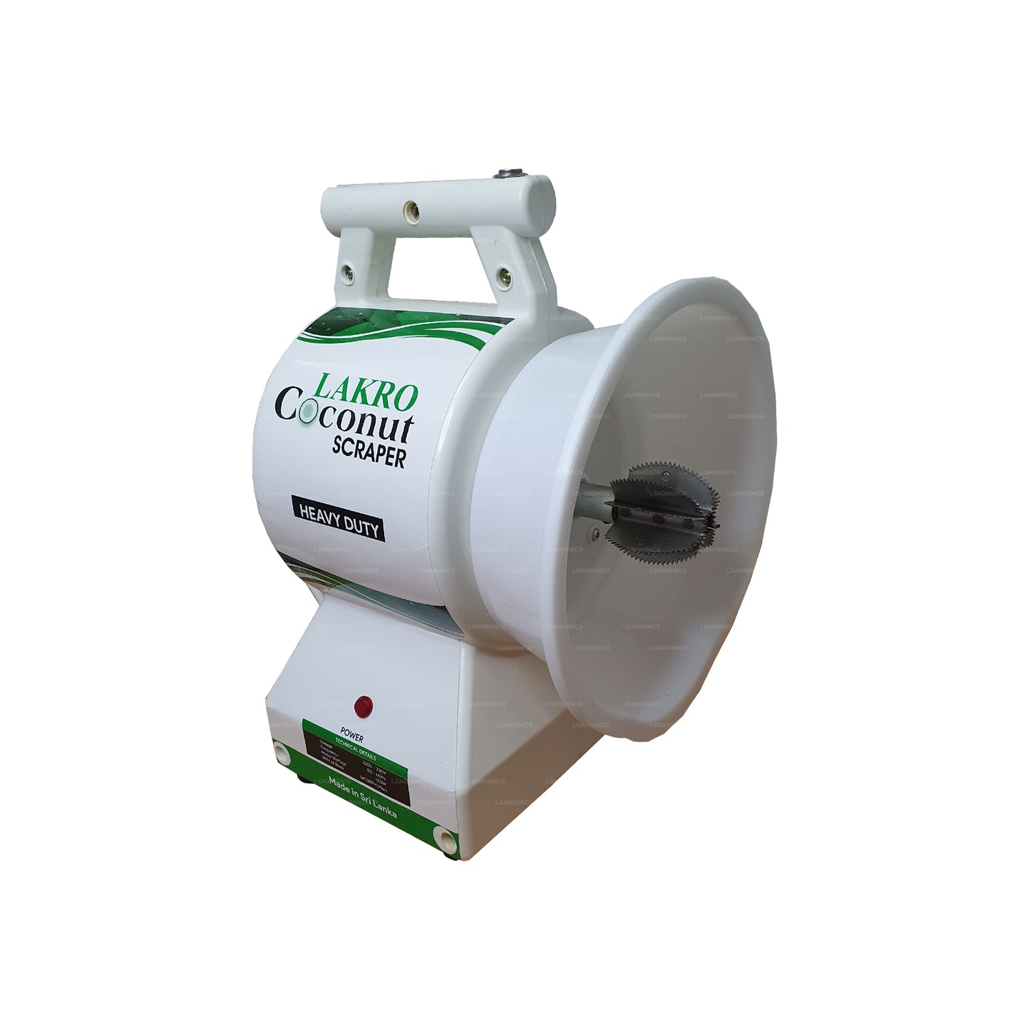 Lakro kokosschrapermachine voor zwaar gebruik (LCS-007)
