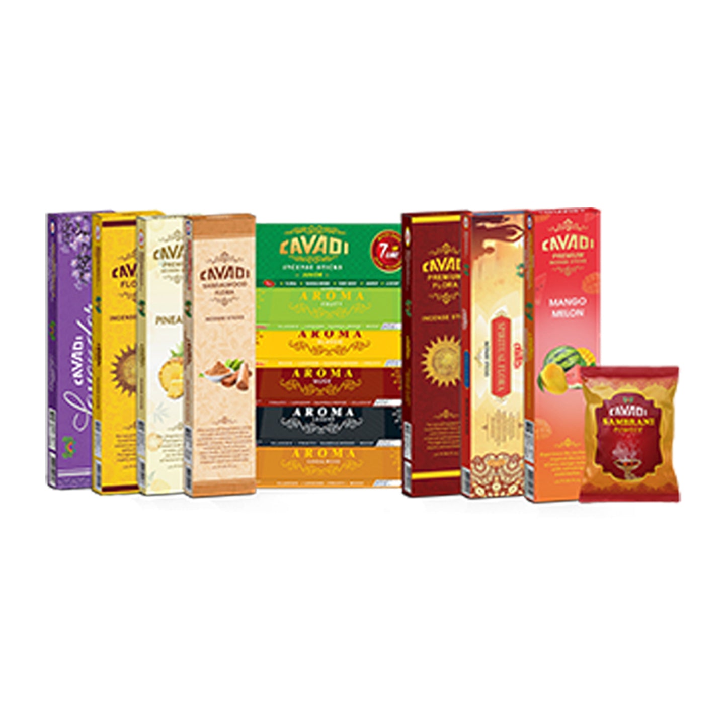 Cavadi Premium Incense Sticks Bundle Pack