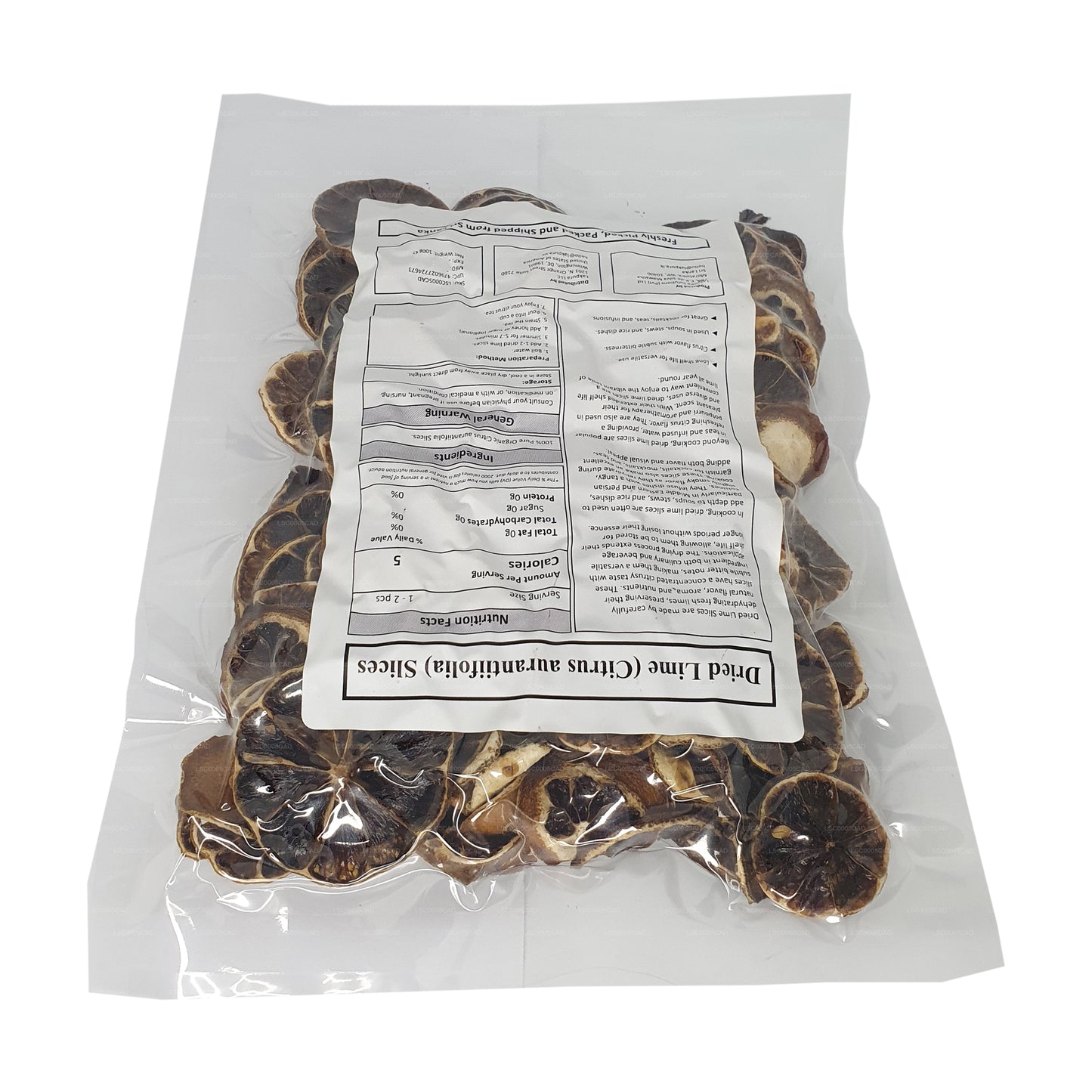 Lakpura gedroogde limoenschijfjes