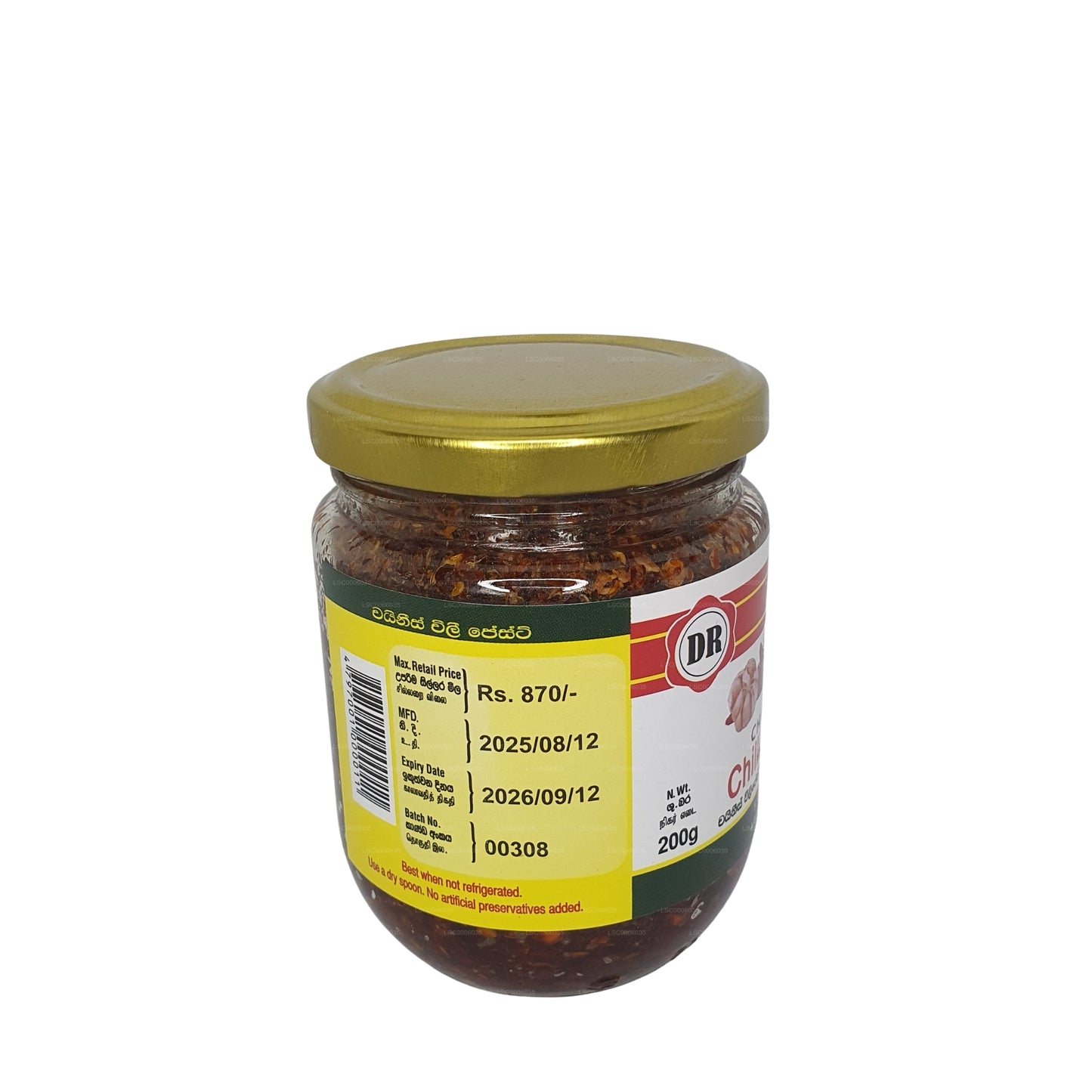 Dr. Dadd's Chinese chilipasta