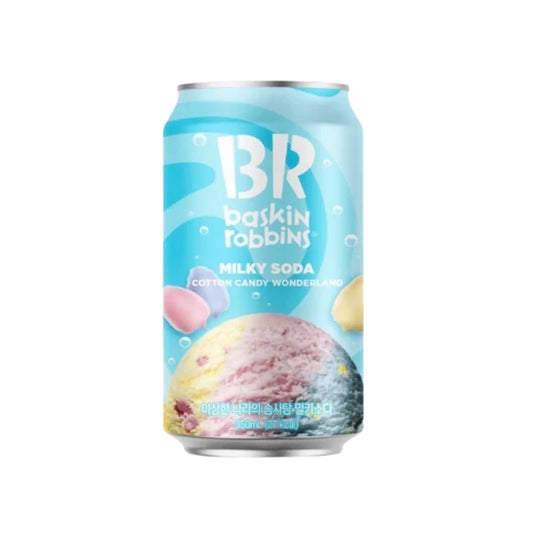 Baskin Robbins Suikerspin Wonderland Melkachtig Soda (350ml)