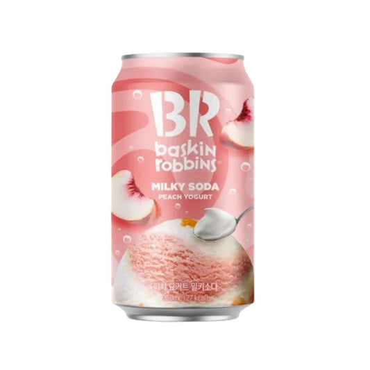 Baskin Robbins Perzik Yoghurt Melkachtige Soda (350ml)