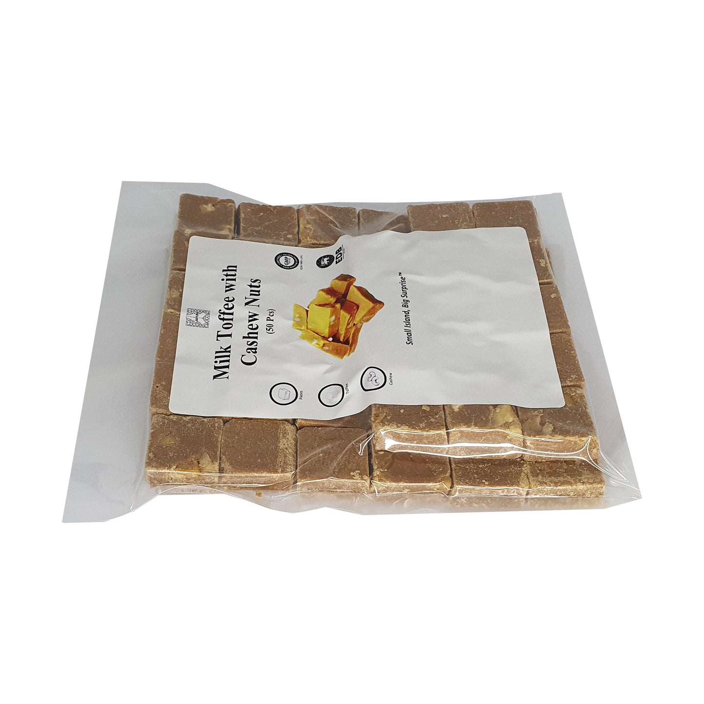 Lakpura Melktoffee met cashewnoten (50 stuks)