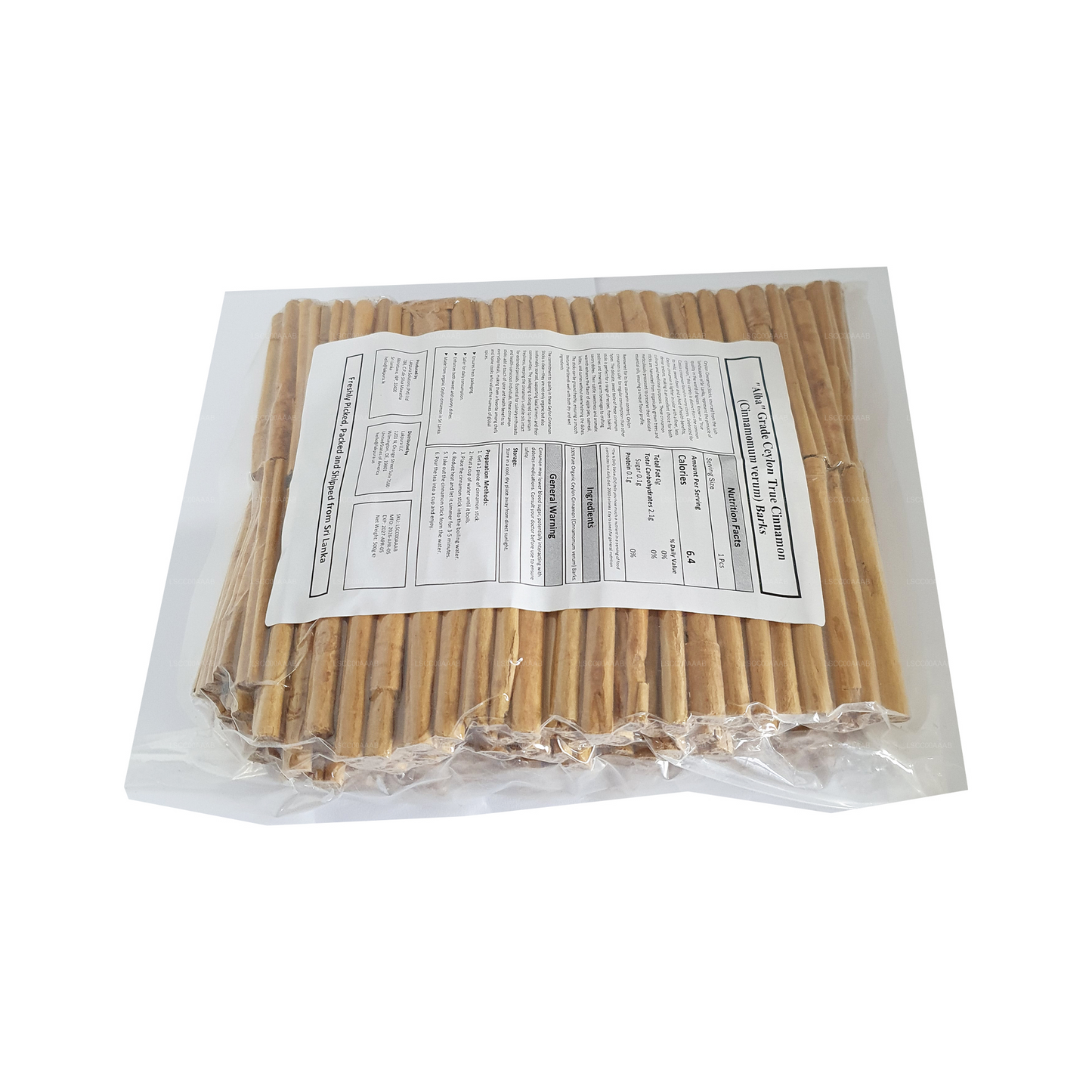 Lakpura® Ceylon Echte kaneel "Alba" Kwaliteit stokjes