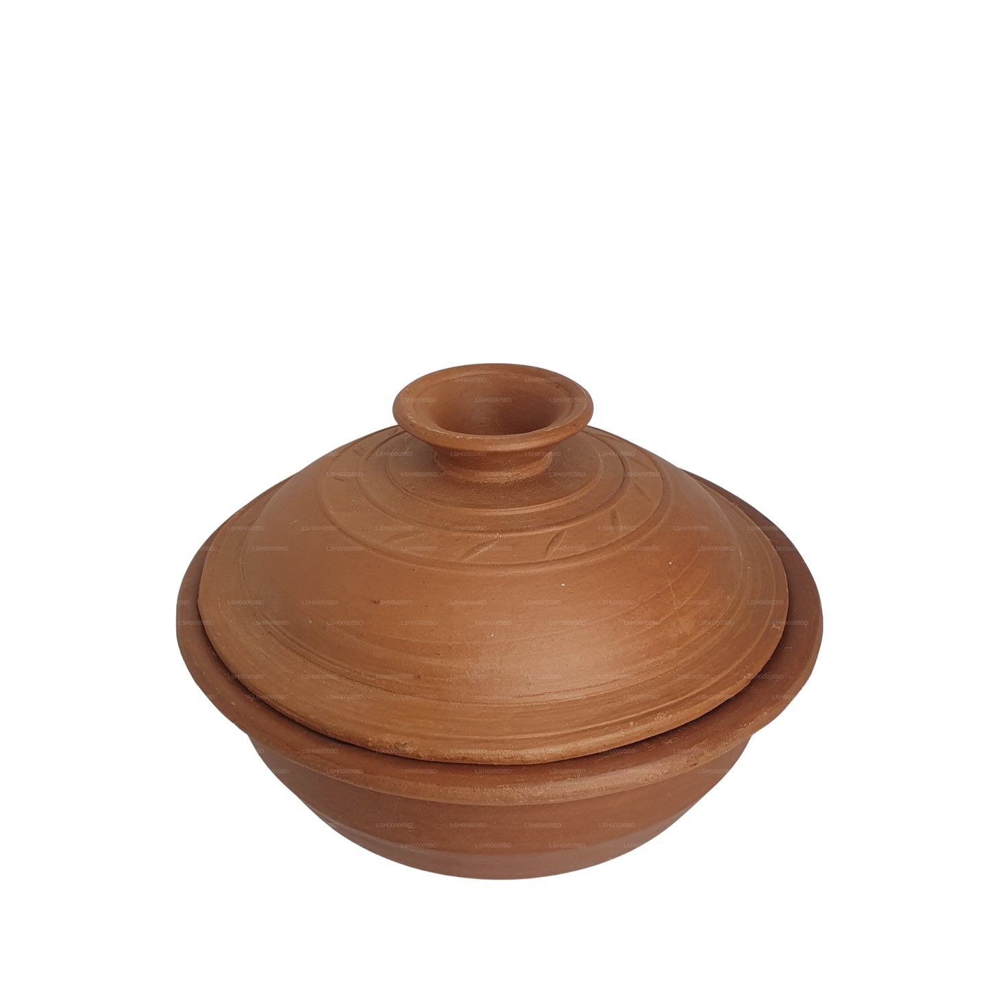 Kleipot met deksel