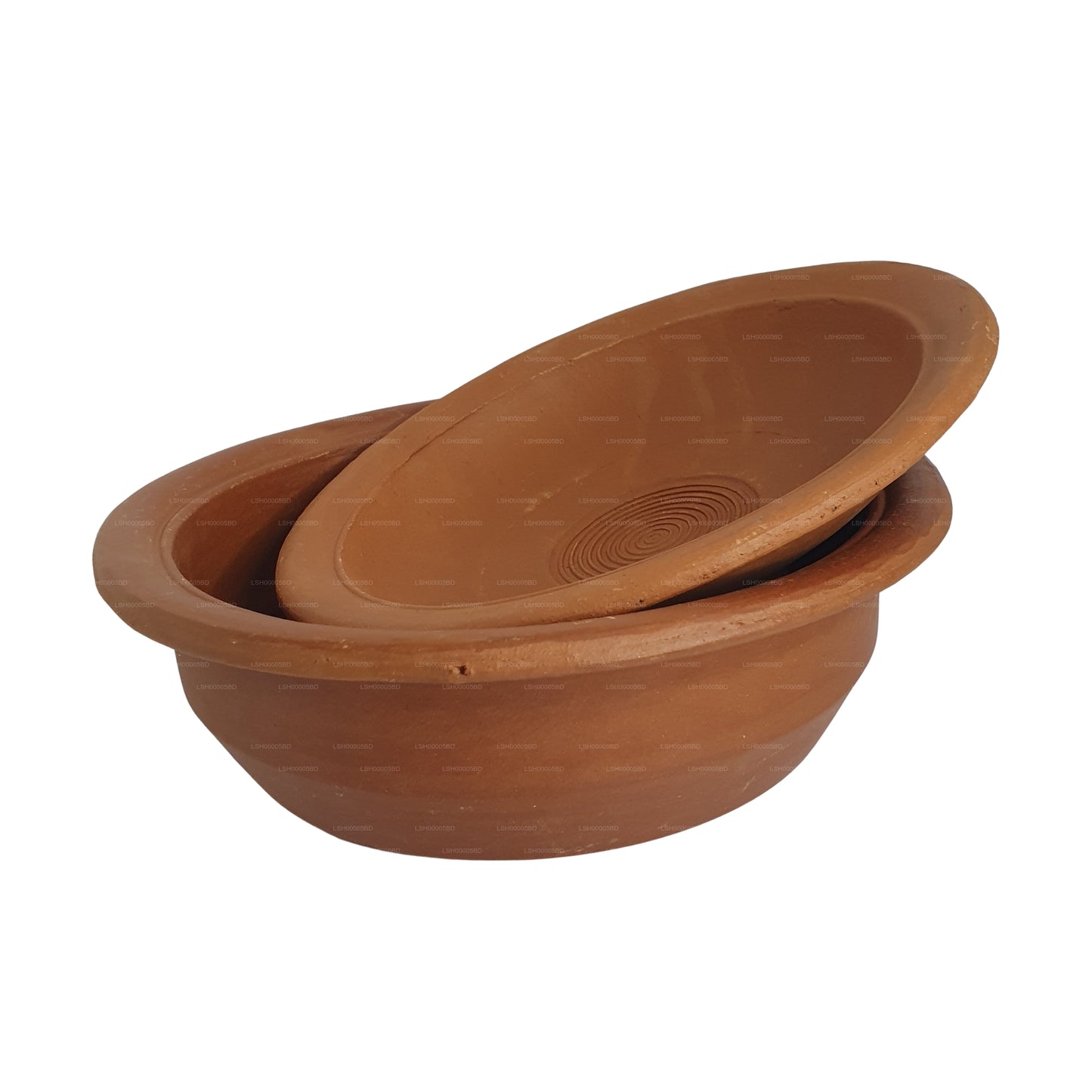 Kleipot met deksel
