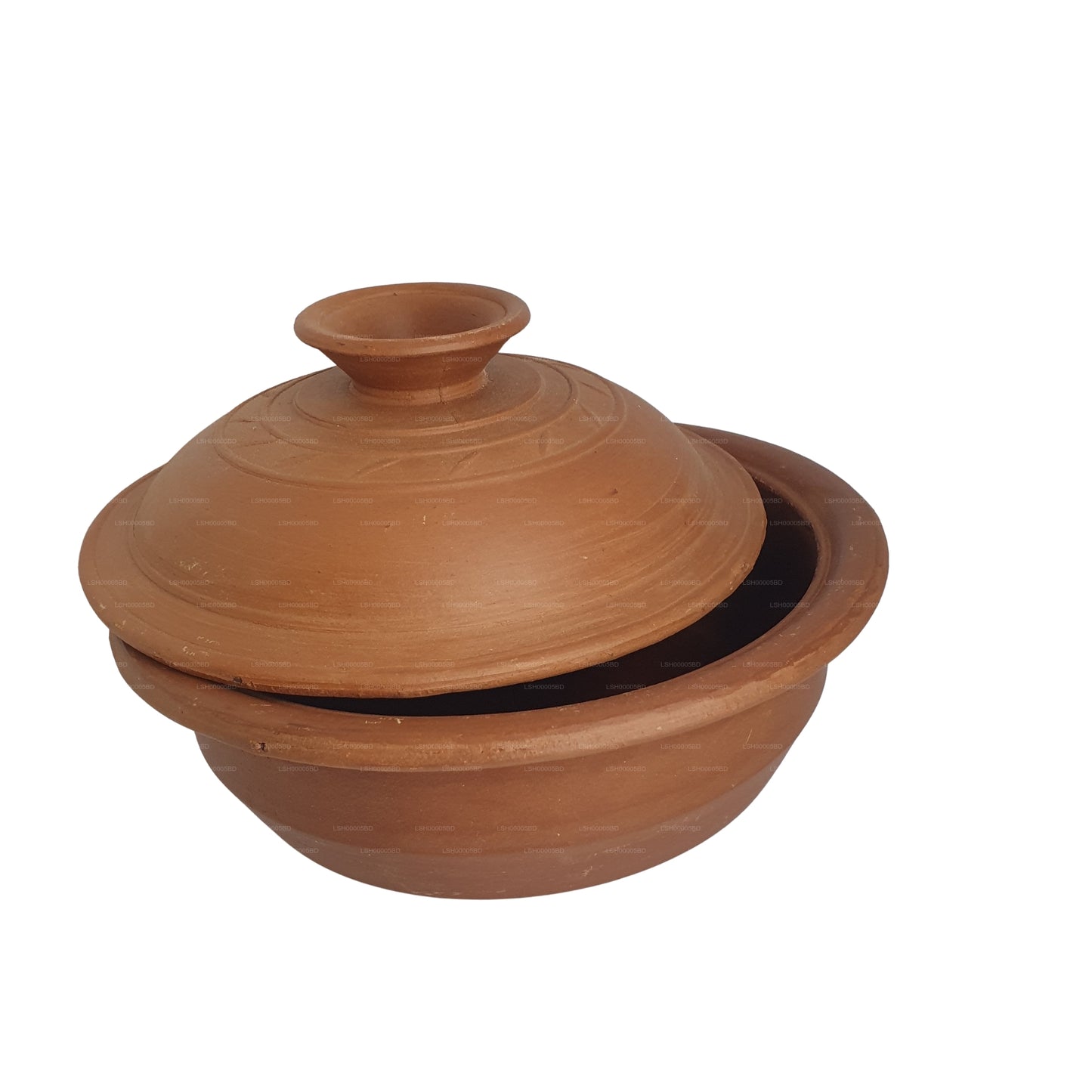 Kleipot met deksel