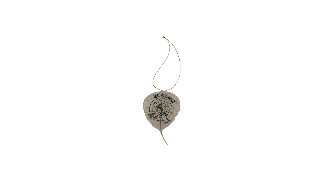 Hangornament met natuurlijke Bodhibladeren