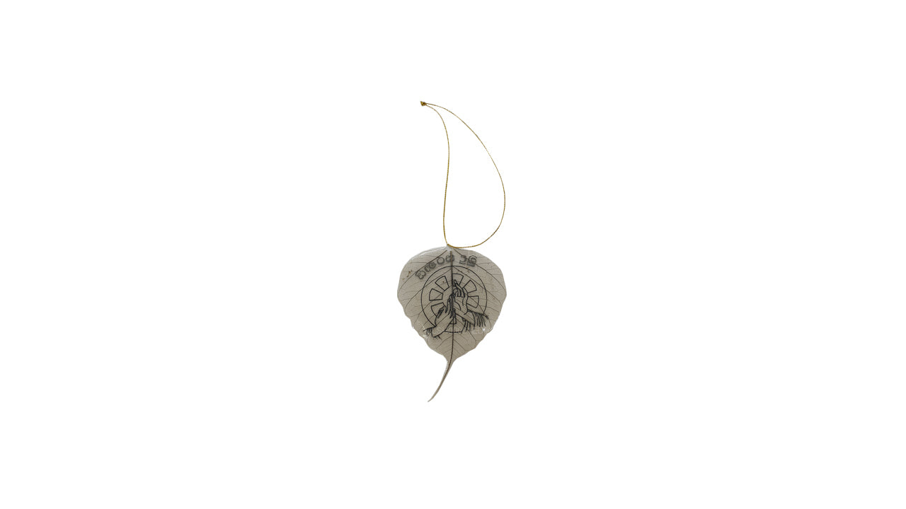 Hangornament met natuurlijke Bodhibladeren