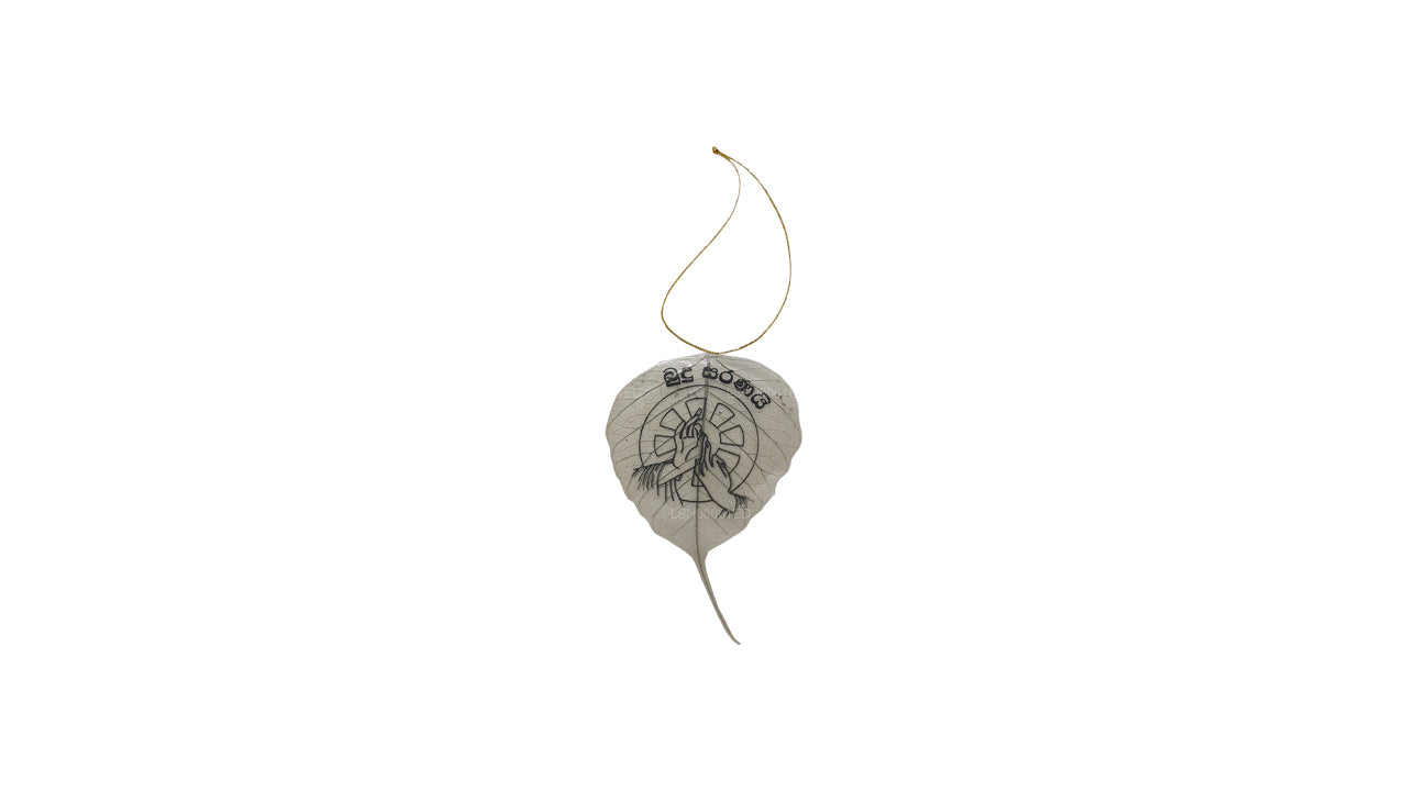 Hangornament met natuurlijke Bodhibladeren
