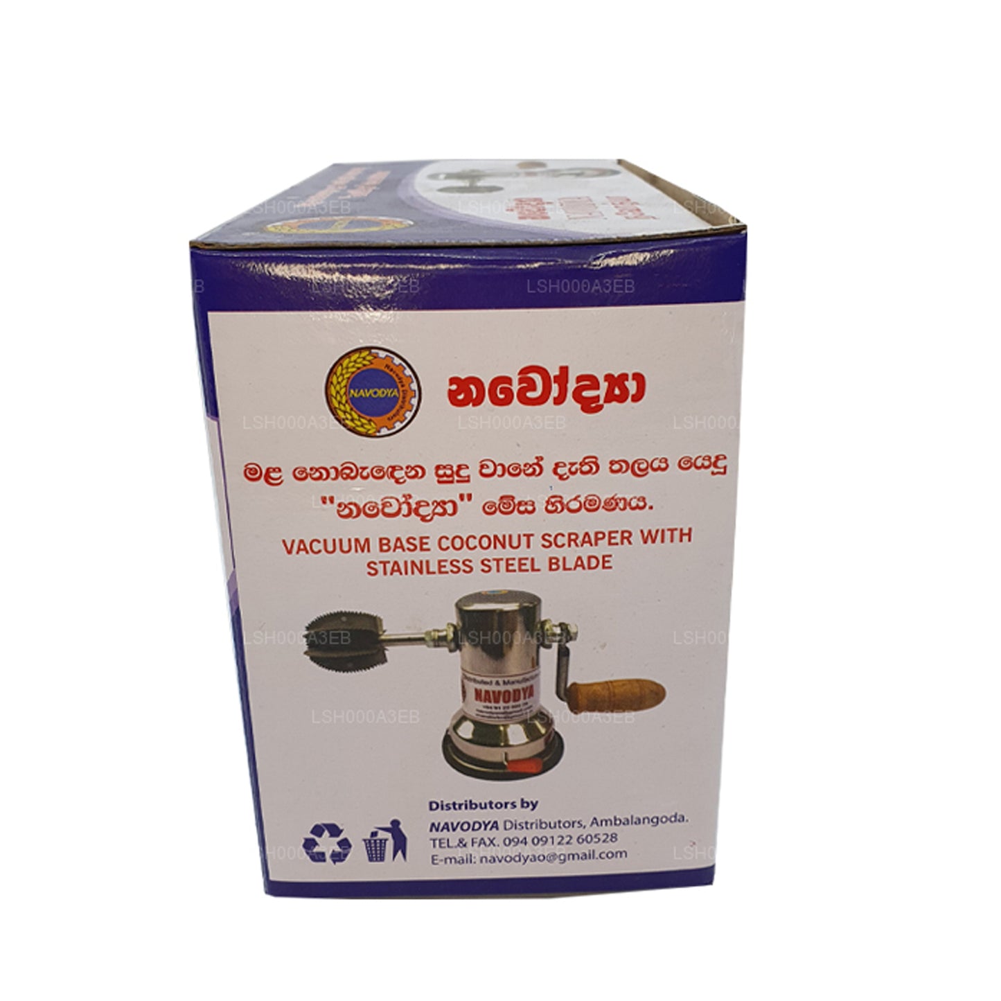 Rasp van Navodya kokosnootschraper (model NC-01)