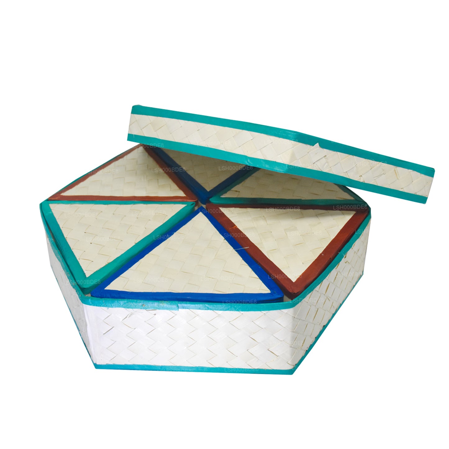 Lakpura Palmyrah Leaf geschenkdoos (ontwerp D)