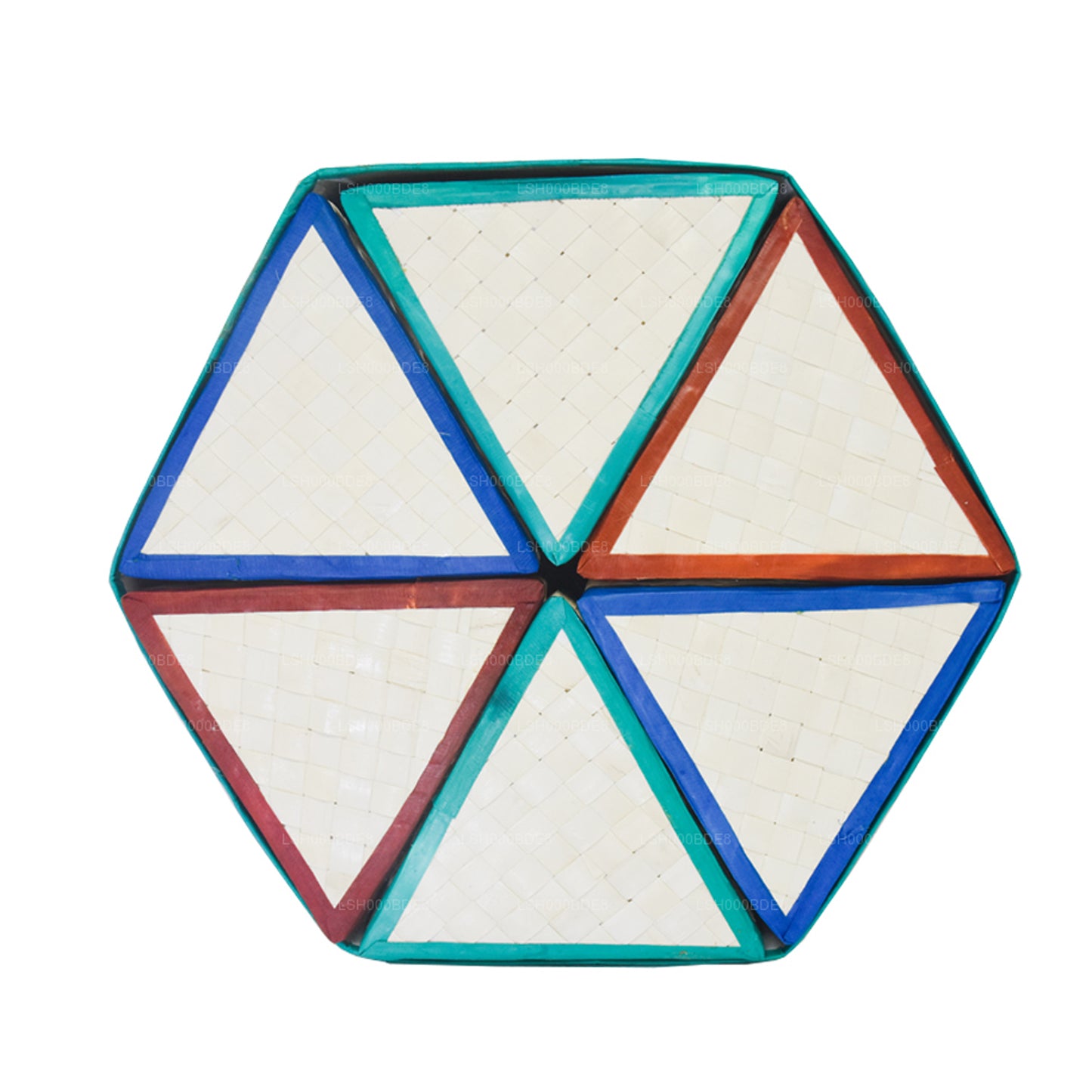 Lakpura Palmyrah Leaf geschenkdoos (ontwerp D)