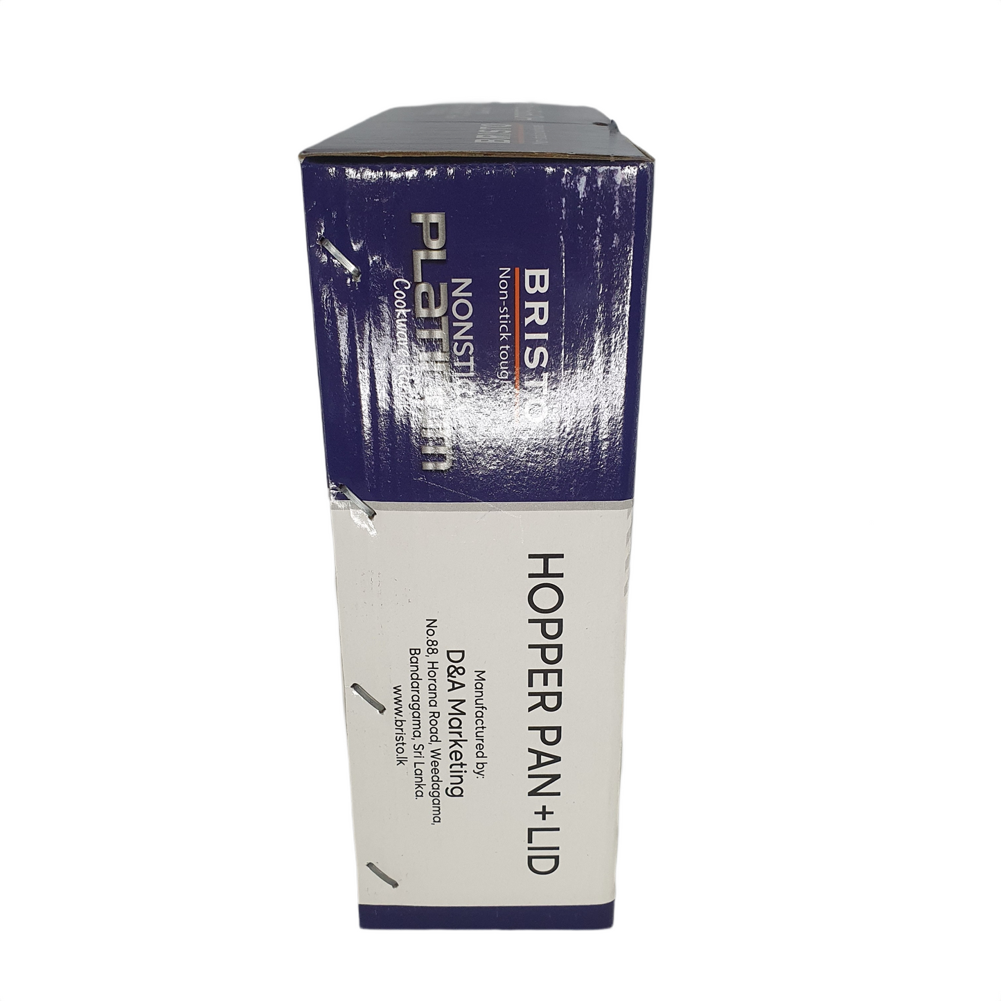 Bristo Platinum Hopperpan met antiaanbaklaag, 18 cm (7 inch)