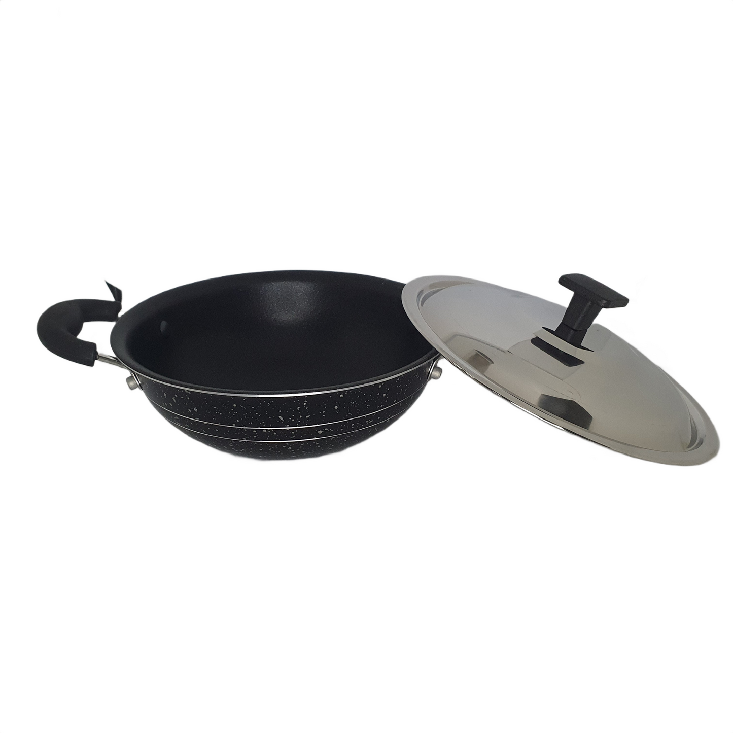 Bristo Platinum Hopperpan met antiaanbaklaag, 18 cm (7 inch)