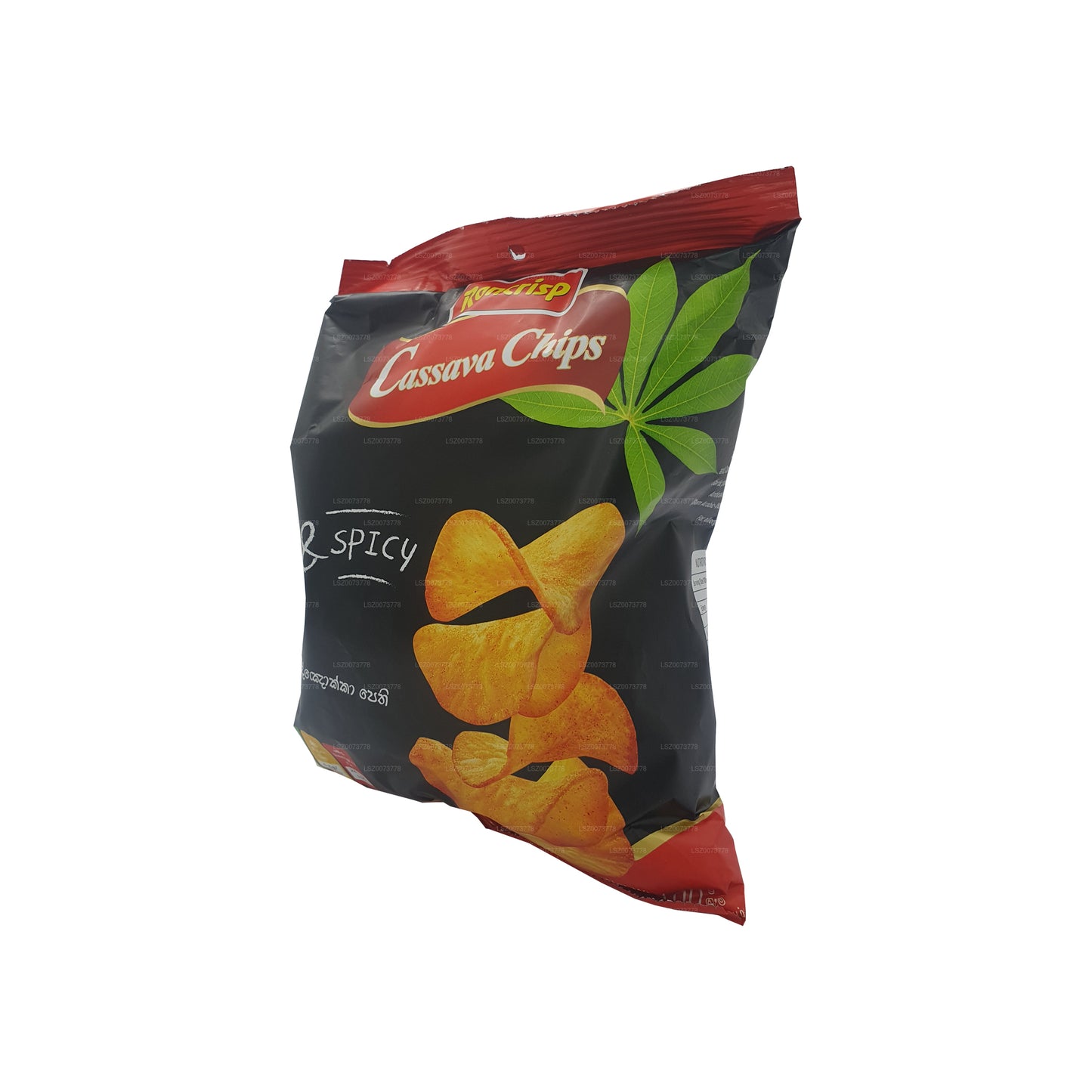 Rancrisp Cassavechips warm en pittig (100 g)