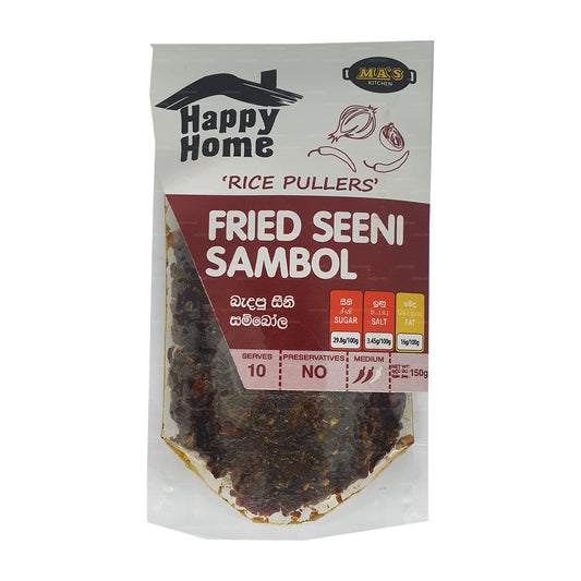 MA's Kitchen Happy Home Gefrituurde Seeni Sambal (150 g)