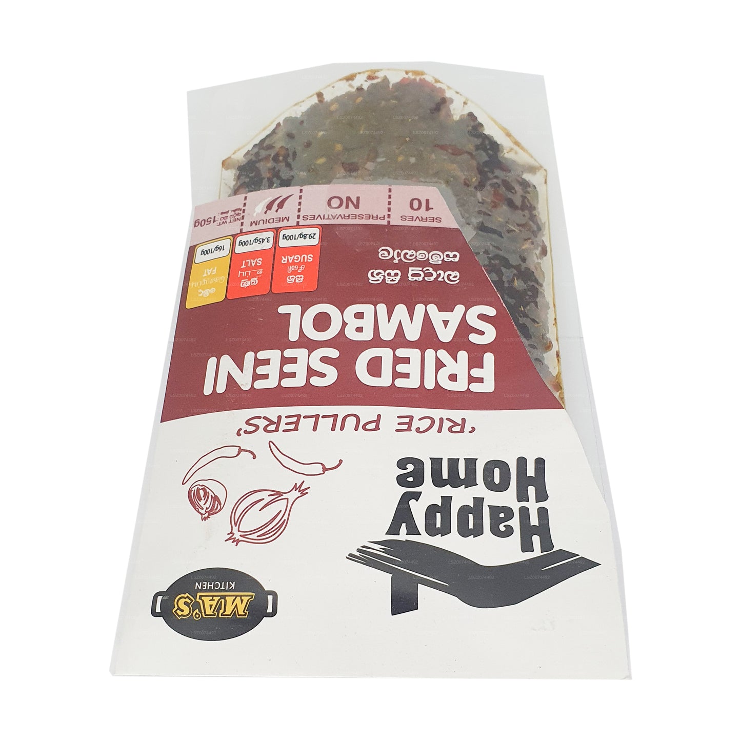 MA's Kitchen Happy Home Gefrituurde Seeni Sambal (150 g)