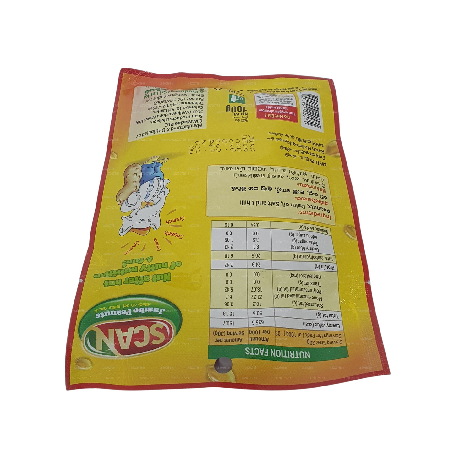 Scan Chili Jumbo Pinda's (100 g)