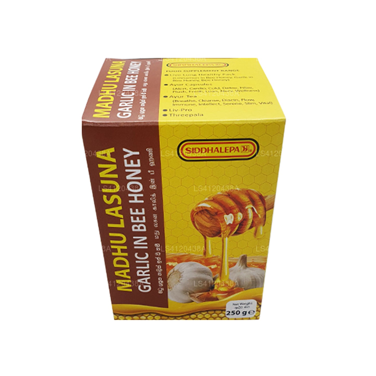 Siddhalepa Madhu Lasuna Knoflook In Bijenhoning (250 g)