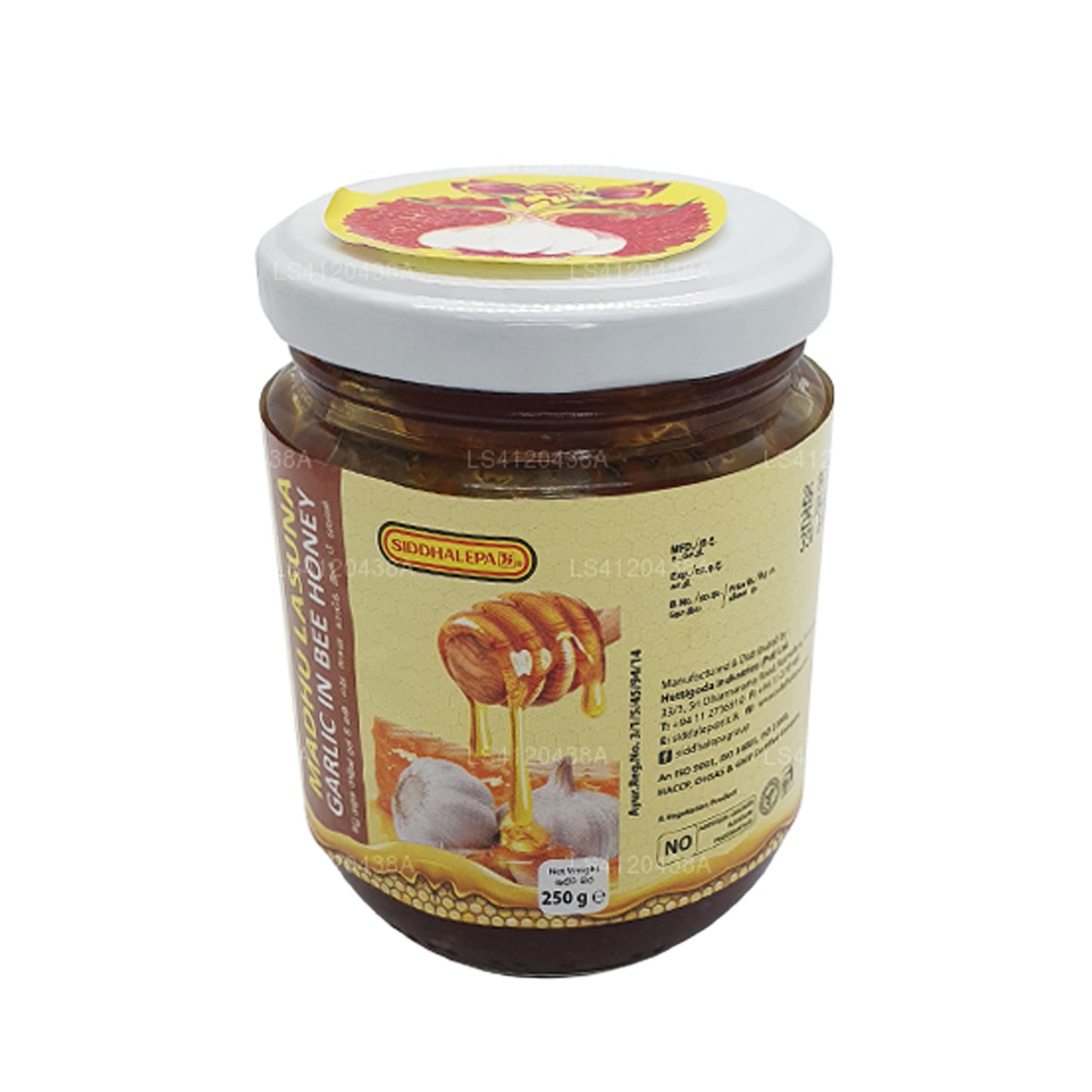 Siddhalepa Madhu Lasuna Knoflook In Bijenhoning (250 g)