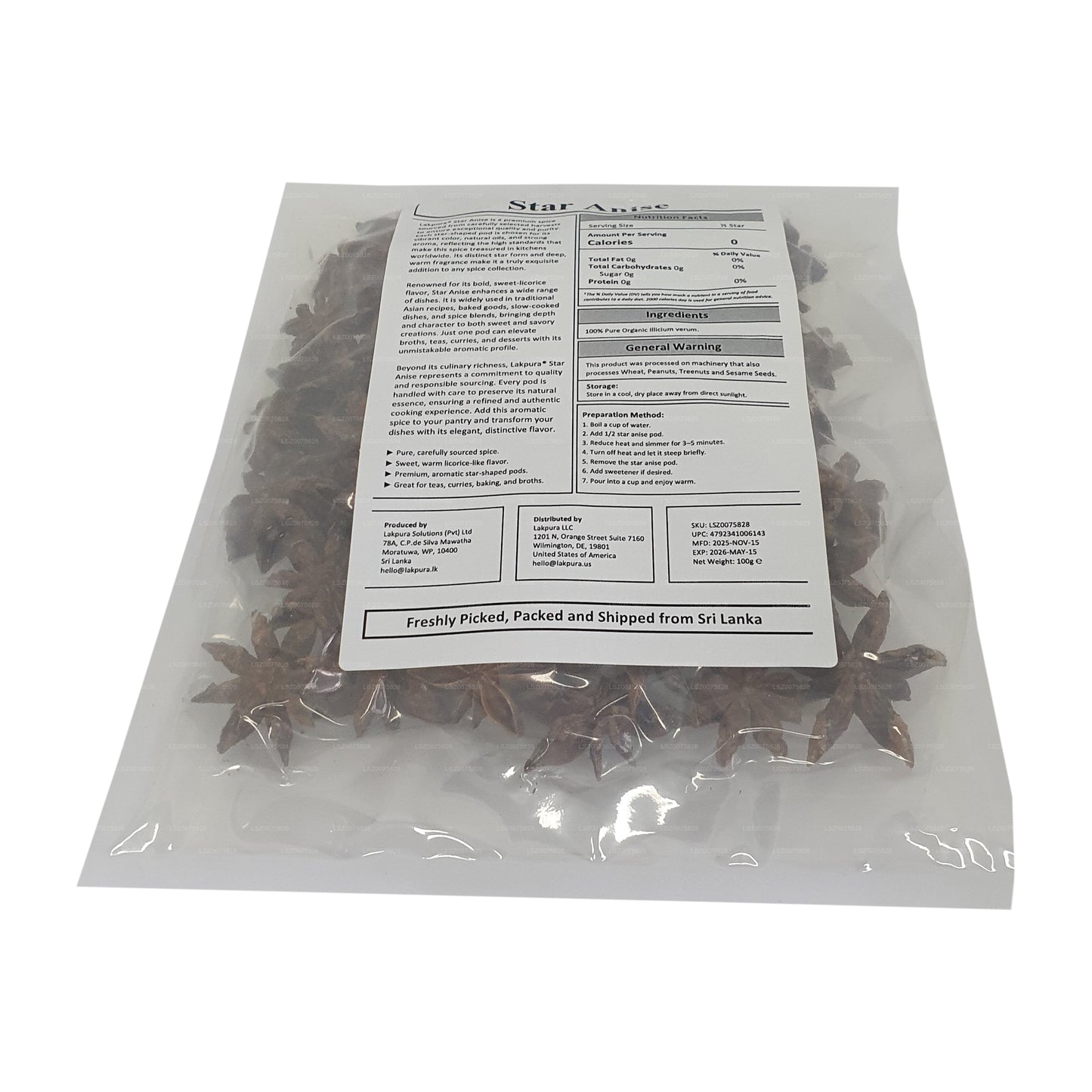 Lakpura steranijs (100 g)