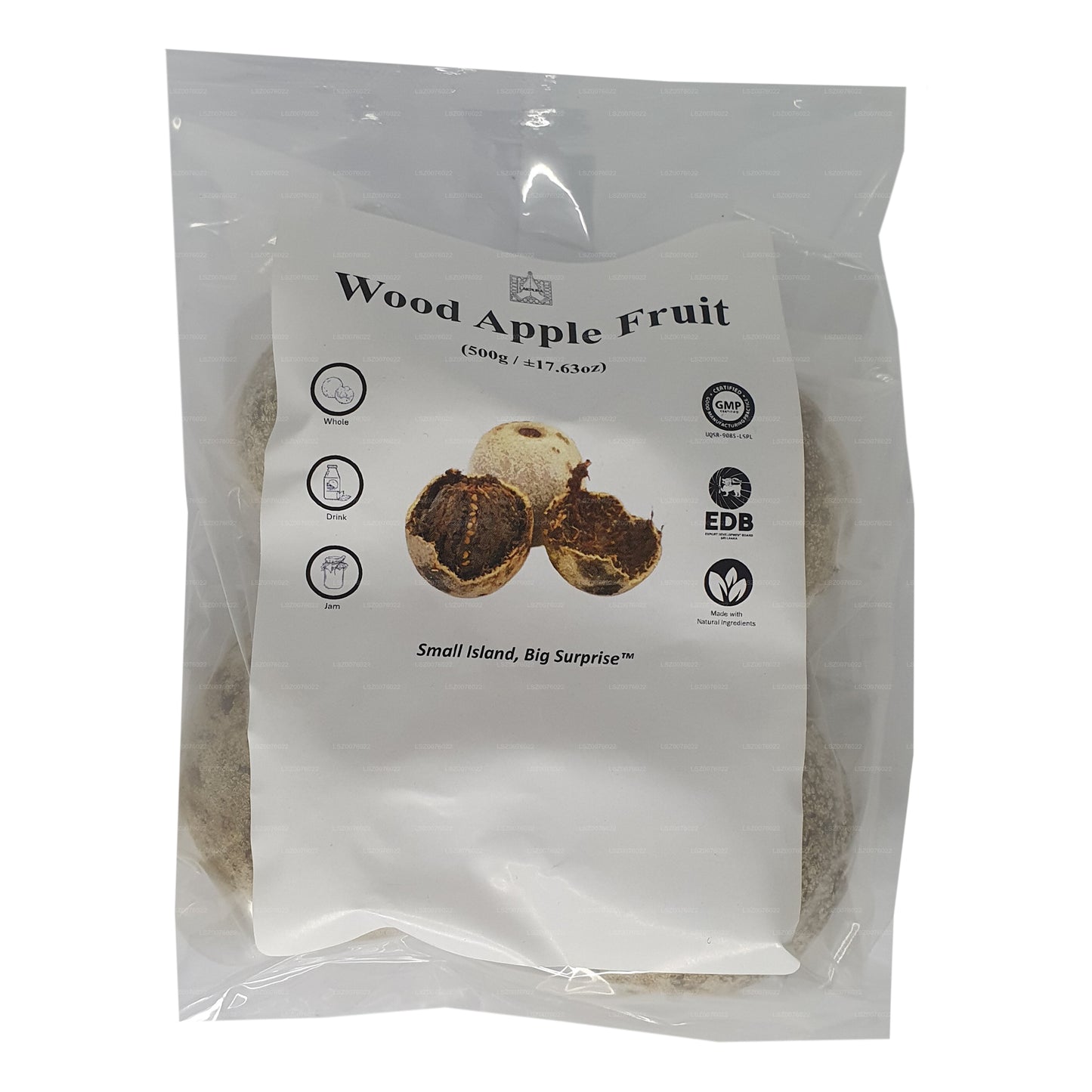 Lakpura houten appel