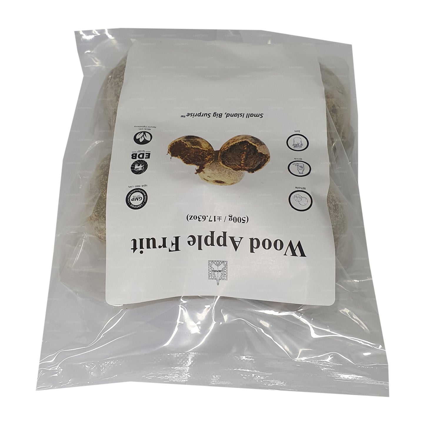 Lakpura houten appel