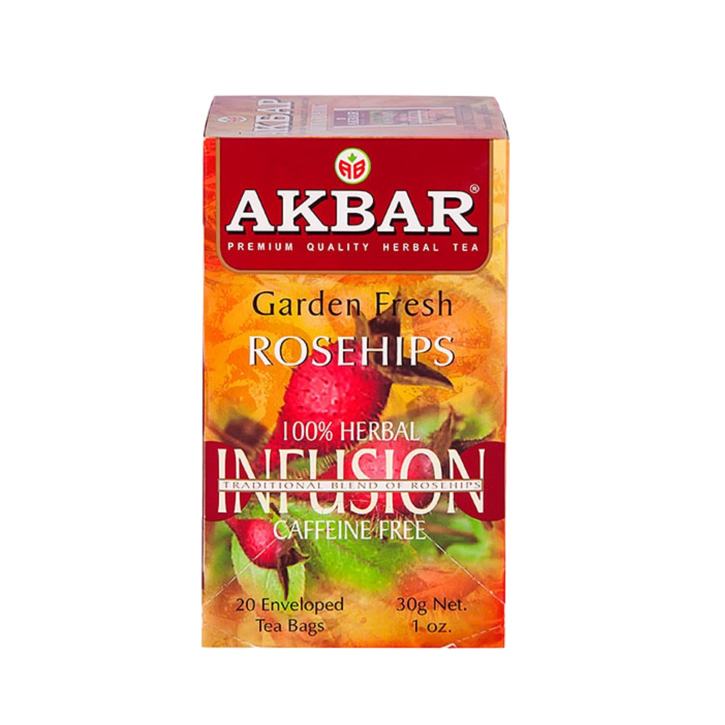 Akbar Garden Fresh Rosehips 20 theezakjes (30 g)