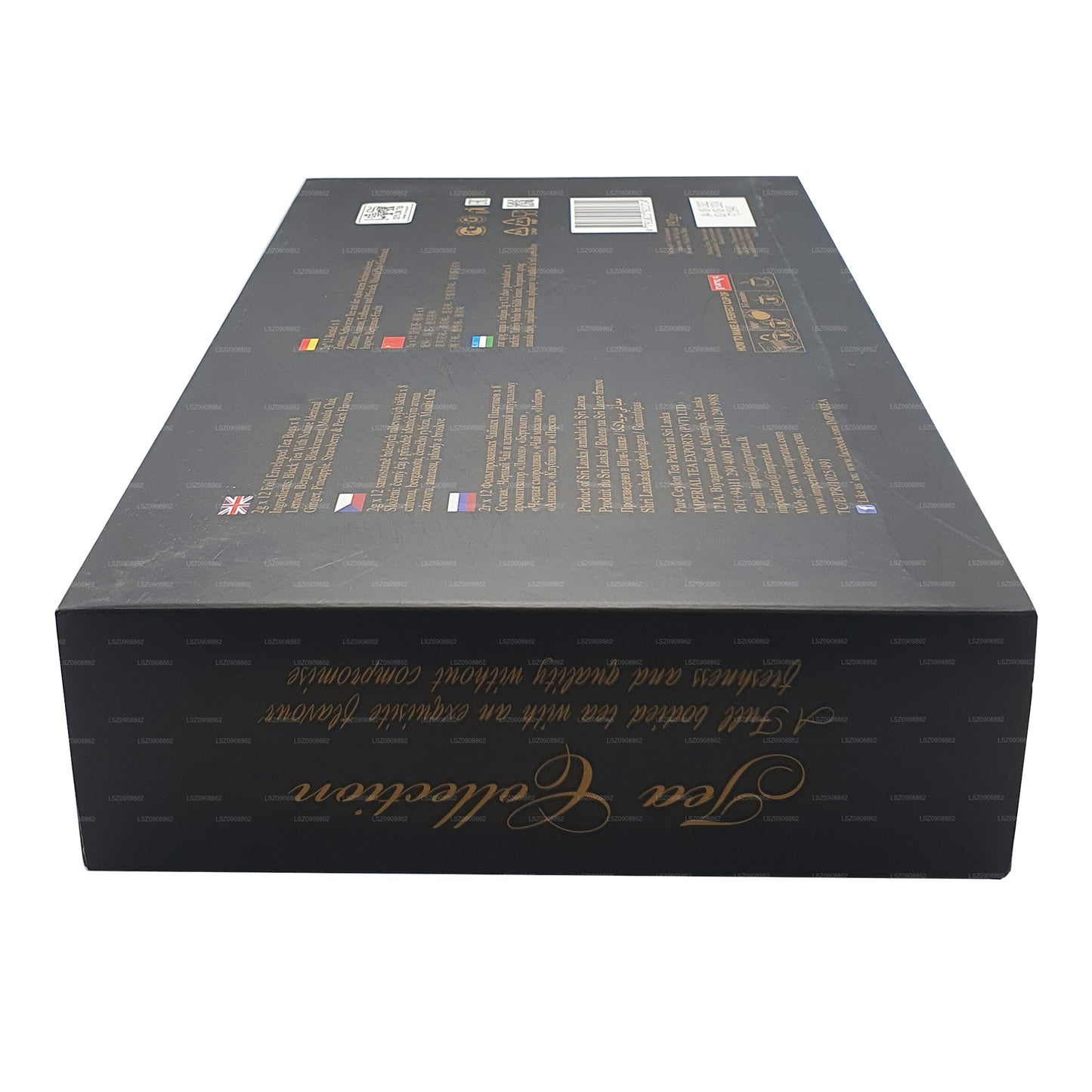 Impra geschenkpakket zwarte envelop met theefolie (192 g)