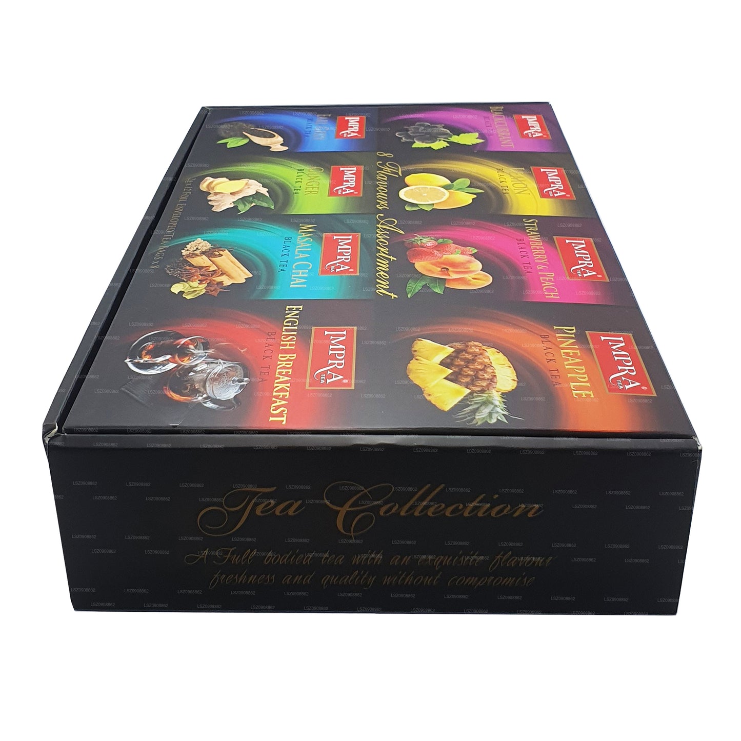 Impra geschenkpakket zwarte envelop met theefolie (192 g)