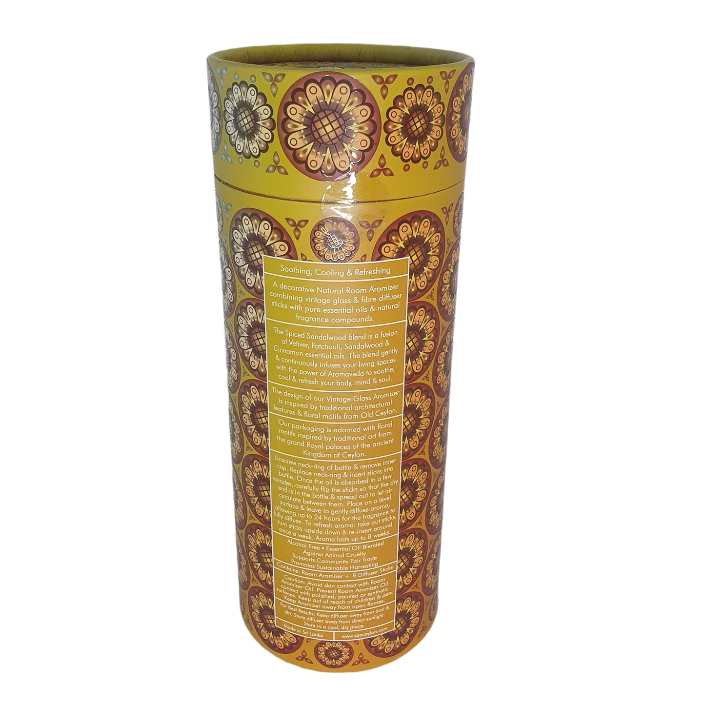 Spa Ceylon natuurlijke roomaromizer van gekruid sandelhout (190 ml)