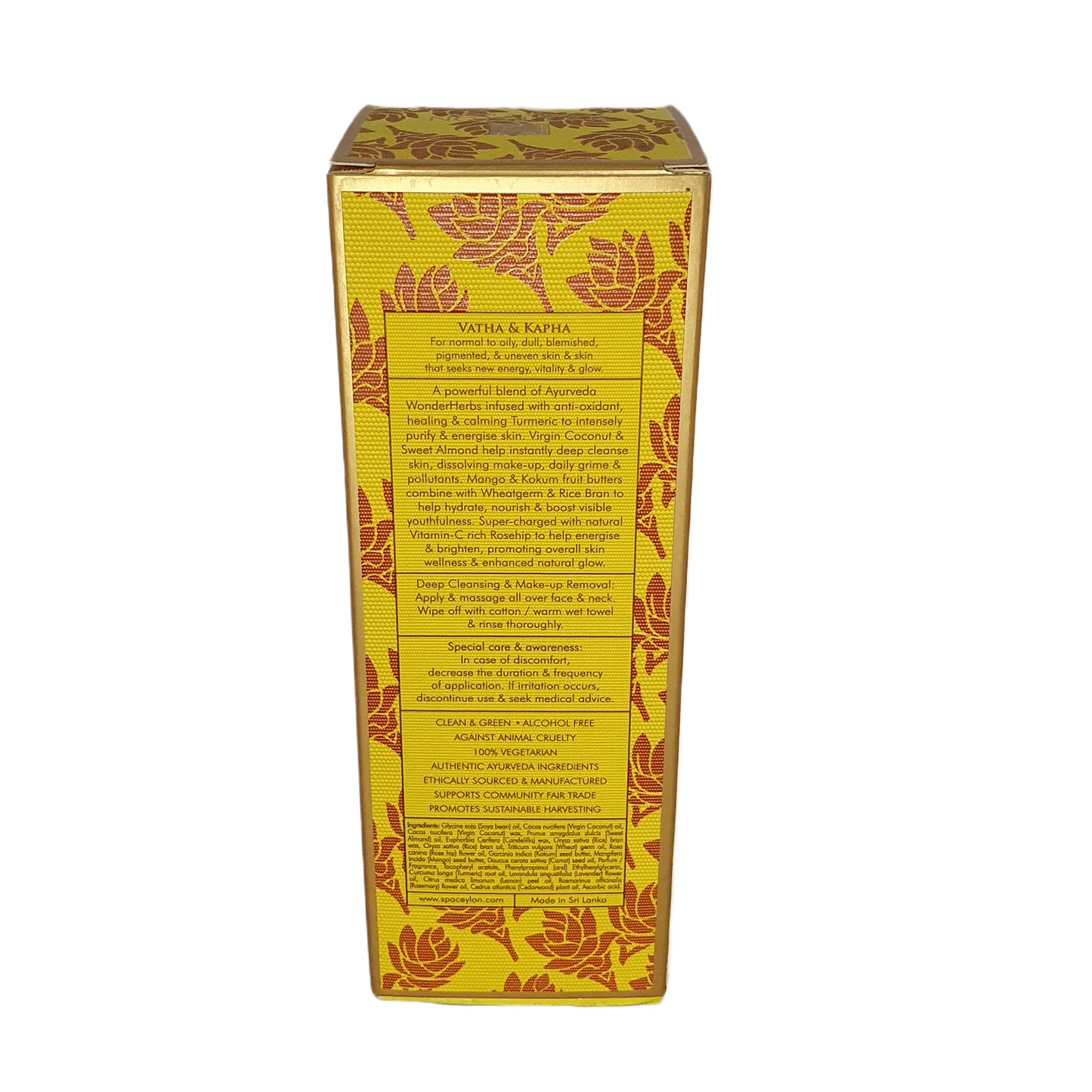 Spa Ceylon True Turmeric - Vitamin C Glow - Diepreinigende gezichtsbalsem (100 ml)