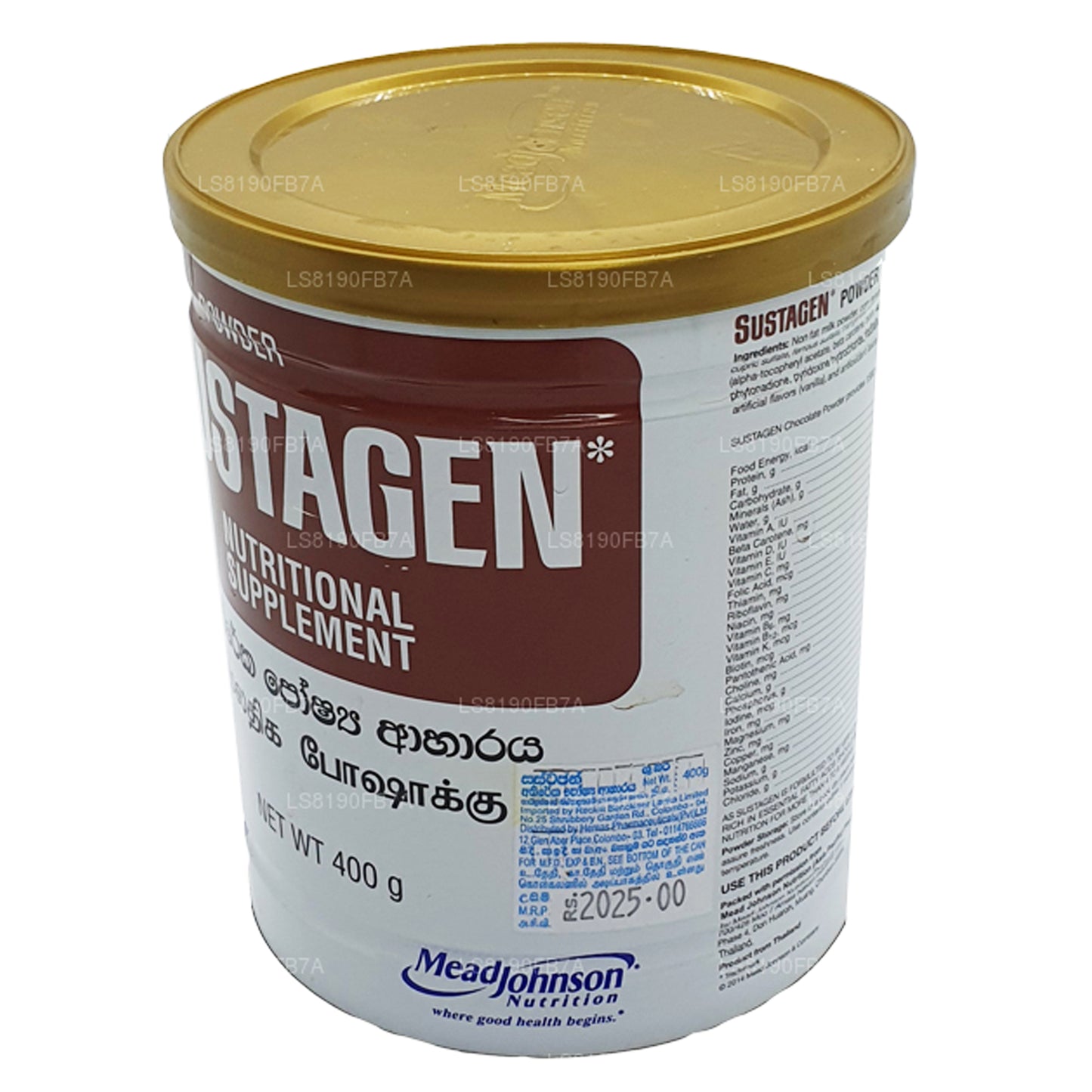 Sustagen Voedingssupplement Chocolade (400 g)